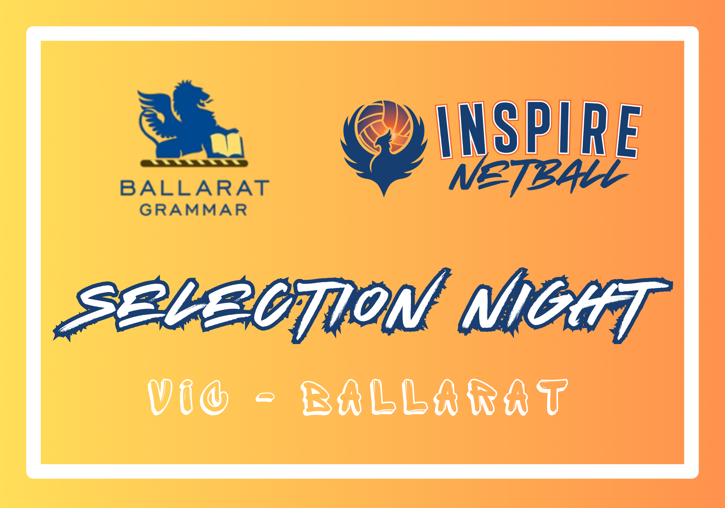 Emerging Talent Academy Selections (Ballarat)