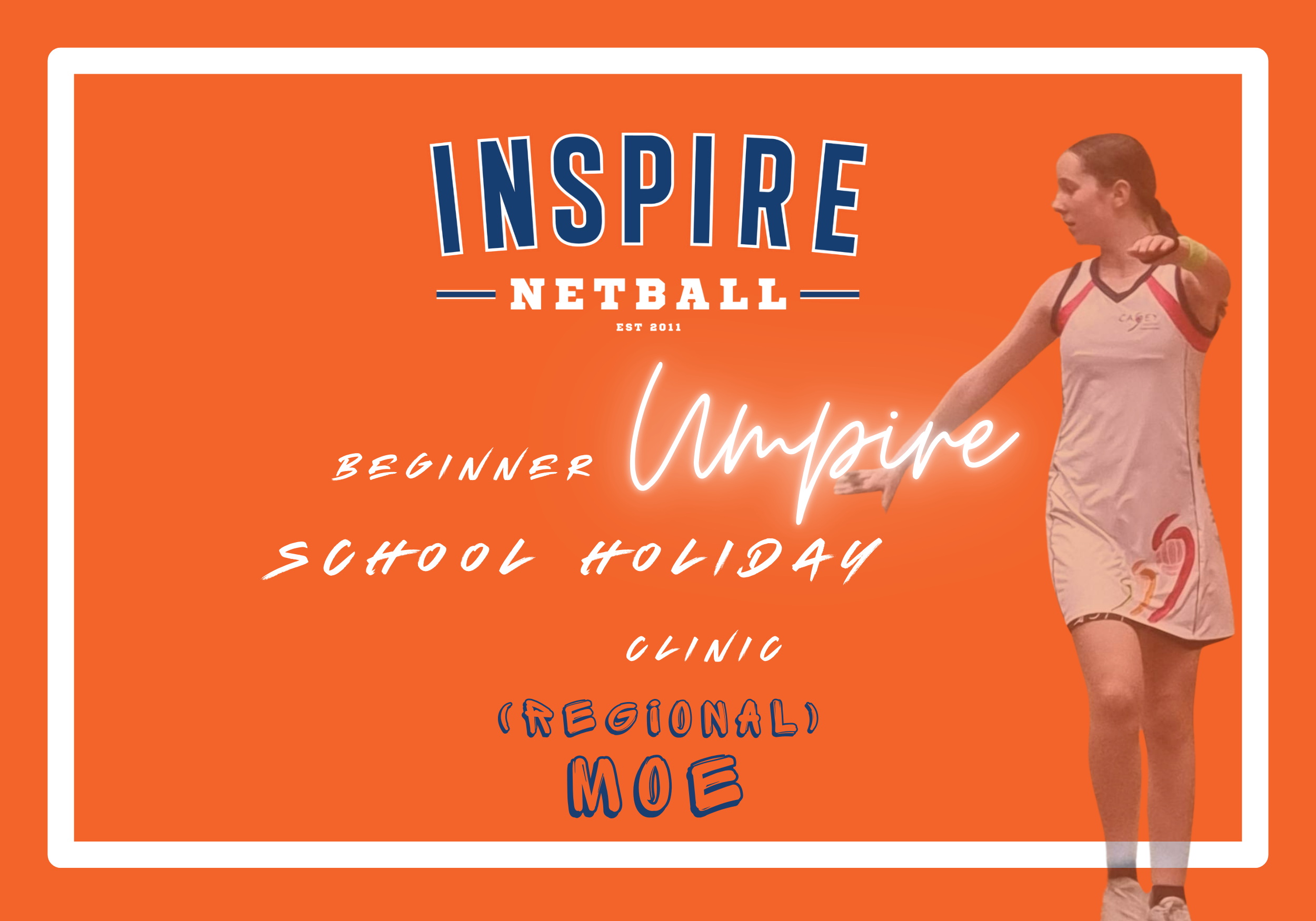 Beginner Umpire School Holiday Clinic - VIC (REGIONAL - MOE)