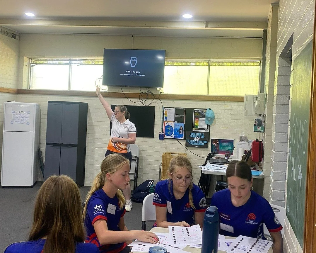 🏐✨ Umpire Academy Underway at Port Melbourne Netball Club! ✨🏐

We&rsquo;re proud to be delivering our brand-new Umpire Academy in partnership with Port Melbourne Netball Club, supporting the development of their next generation of umpires.

The pro