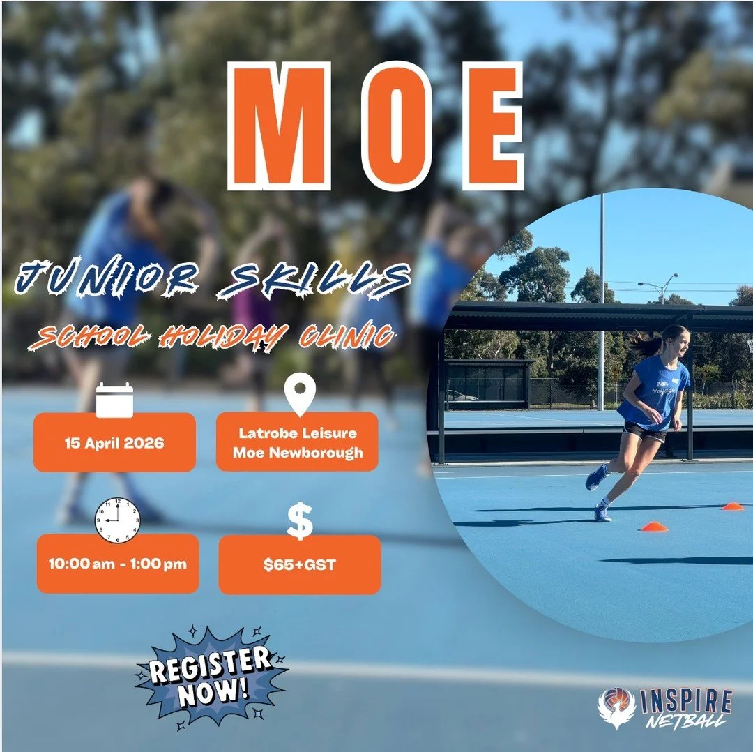 Junior Skills School Holiday Clinic - MOE! 🔥

𝗘𝗩𝗘𝗡𝗧 𝗗𝗘𝗧𝗔𝗜𝗟𝗦 :
🗓 15 April 2026
📍Latrobe Leisure Moe Newborough
⏰ 10:00am - 1:00pm
💲 $65+GST
🏐 9 to 15 year olds

𝗛𝗼𝘄 𝘁𝗼 𝗥𝗲𝗴𝗶𝘀𝘁𝗲𝗿:
1. 🔗 Click the link in our bio
2. 🖱️ Sele