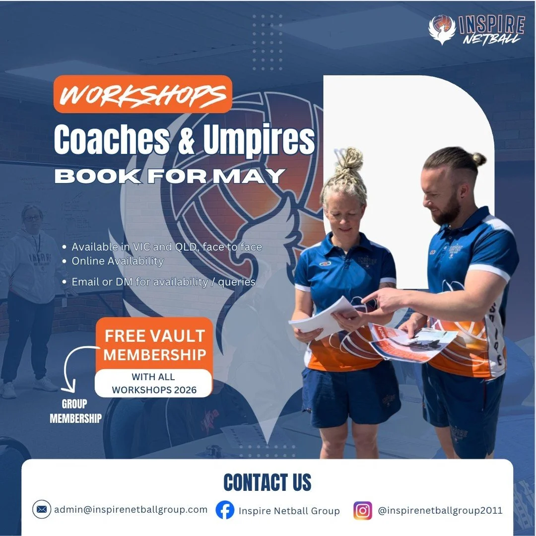 Calling all Clubs &amp; Associations 🏐✨

Plan ahead for 𝟮𝟬𝟮𝟲 with our workshops now open for booking.
✔️ Free group membership to The Vault with every workshop
✔️ Face-to-face options available in VIC &amp; QLD
✔️ Online workshops also available