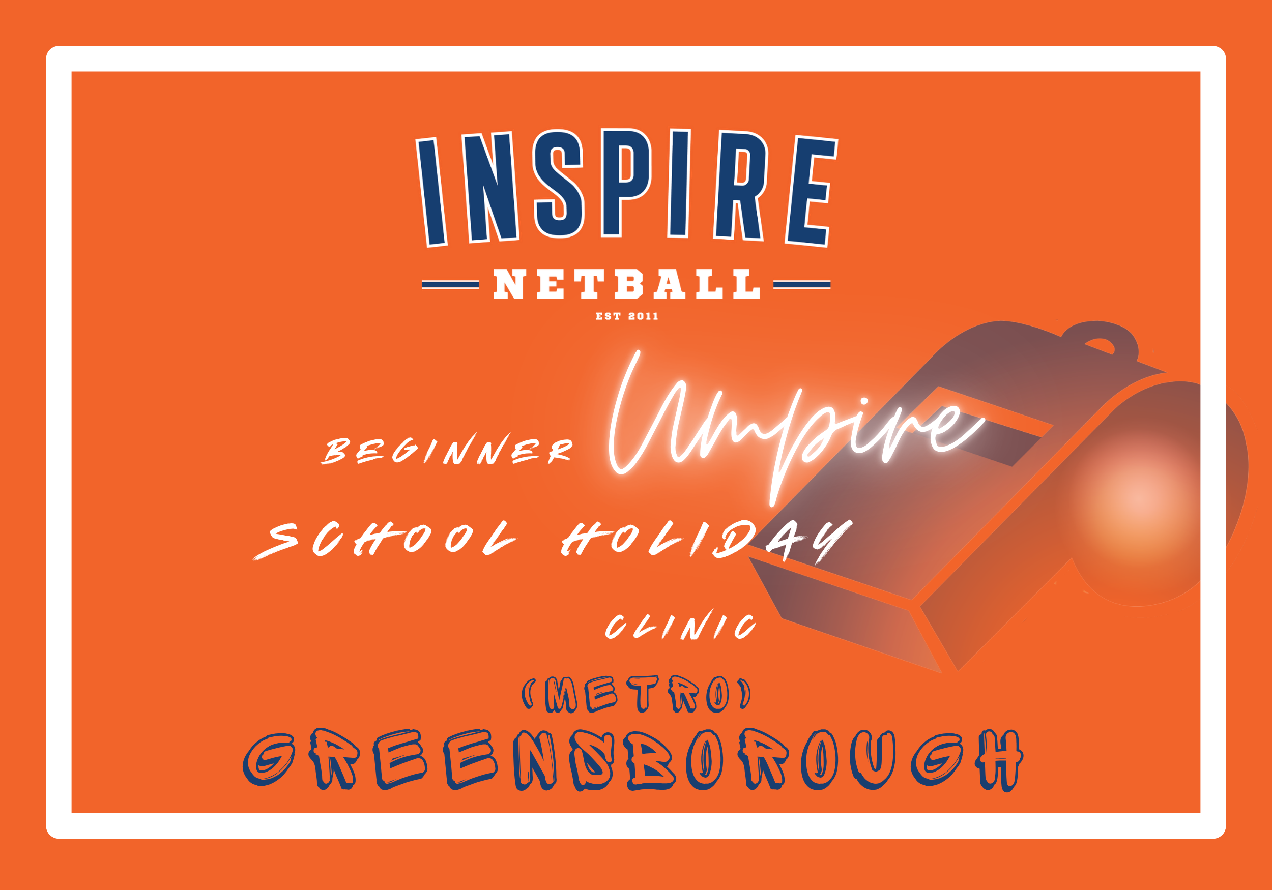 Beginner Umpire School Holiday Clinic - VIC (GREENSBOROUGH)