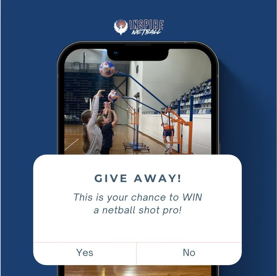 🚨 CALLING ALL CLUBS &amp; ASSOCIATION 🚨

🏐 𝗪𝗜𝗡 𝗮 𝗡𝗲𝘁𝗯𝗮𝗹𝗹 𝗦𝗵𝗼𝘁 𝗣𝗿𝗼 𝗠𝗮𝗰𝗵𝗶𝗻𝗲
Host a Netball Shot Pro clinic and go in the draw to win your very own machine!
𝘝𝘐𝘊 𝘰𝘯𝘭𝘺. 𝘛&amp;𝘊𝘴 𝘢𝘱𝘱𝘭𝘺.

📩 Email admin@inspirenetb