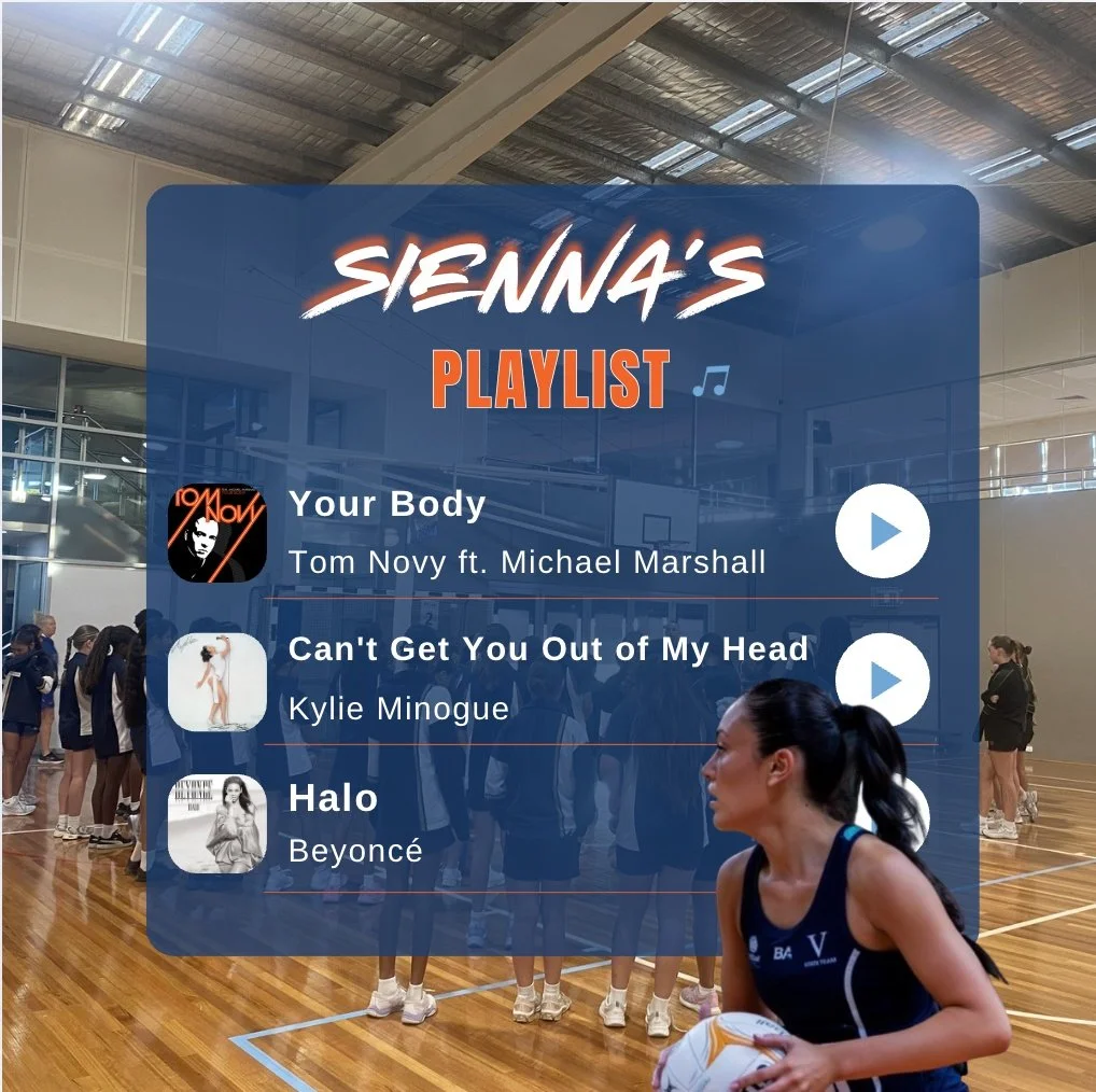 Get netball ready with Coach Sienna&rsquo;s pre-netball tracks ✨

Such a strong lineup of tunes! 🎧

#Inspire #InspireNetball #InspireNetballGroup #Netball #LoveNetball