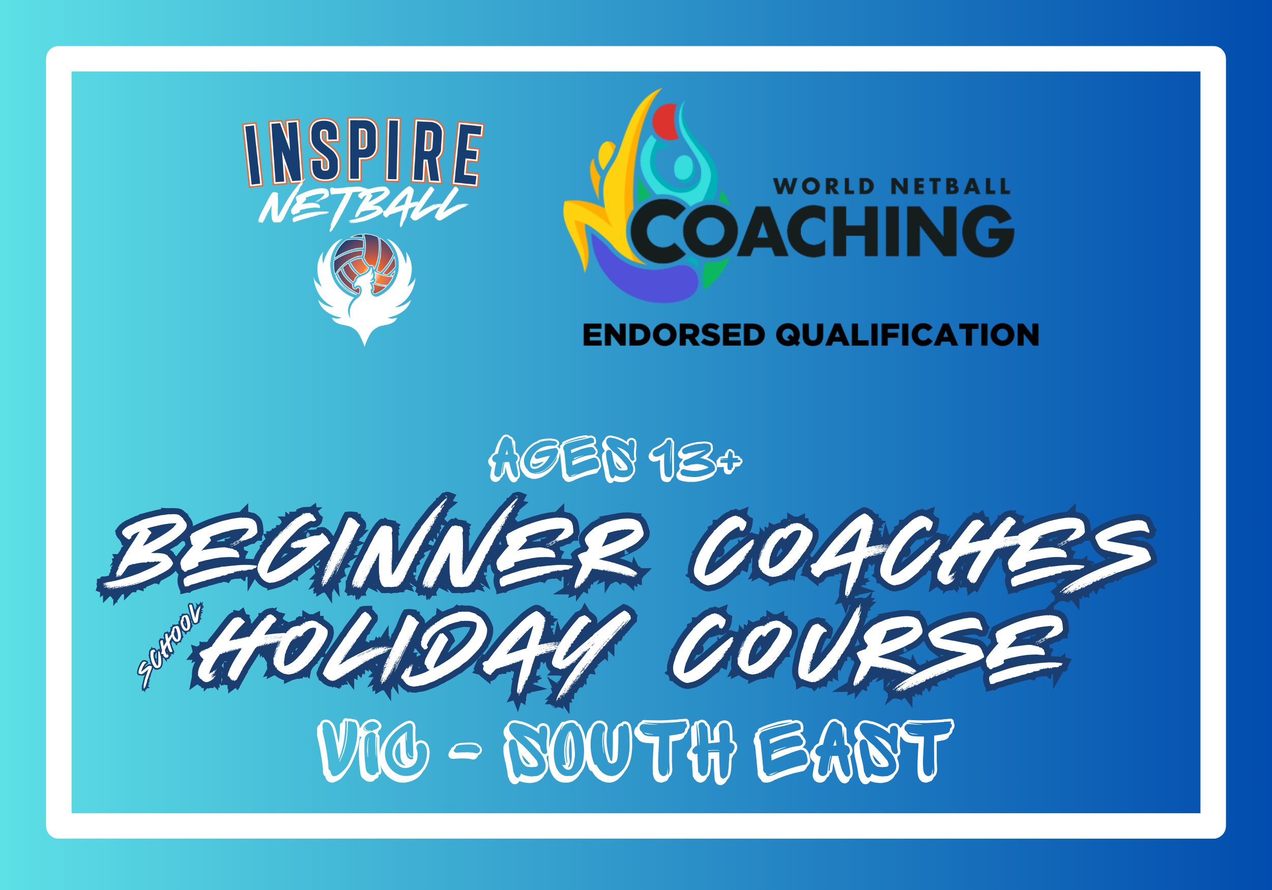 Beginner Coaches School Holiday Course