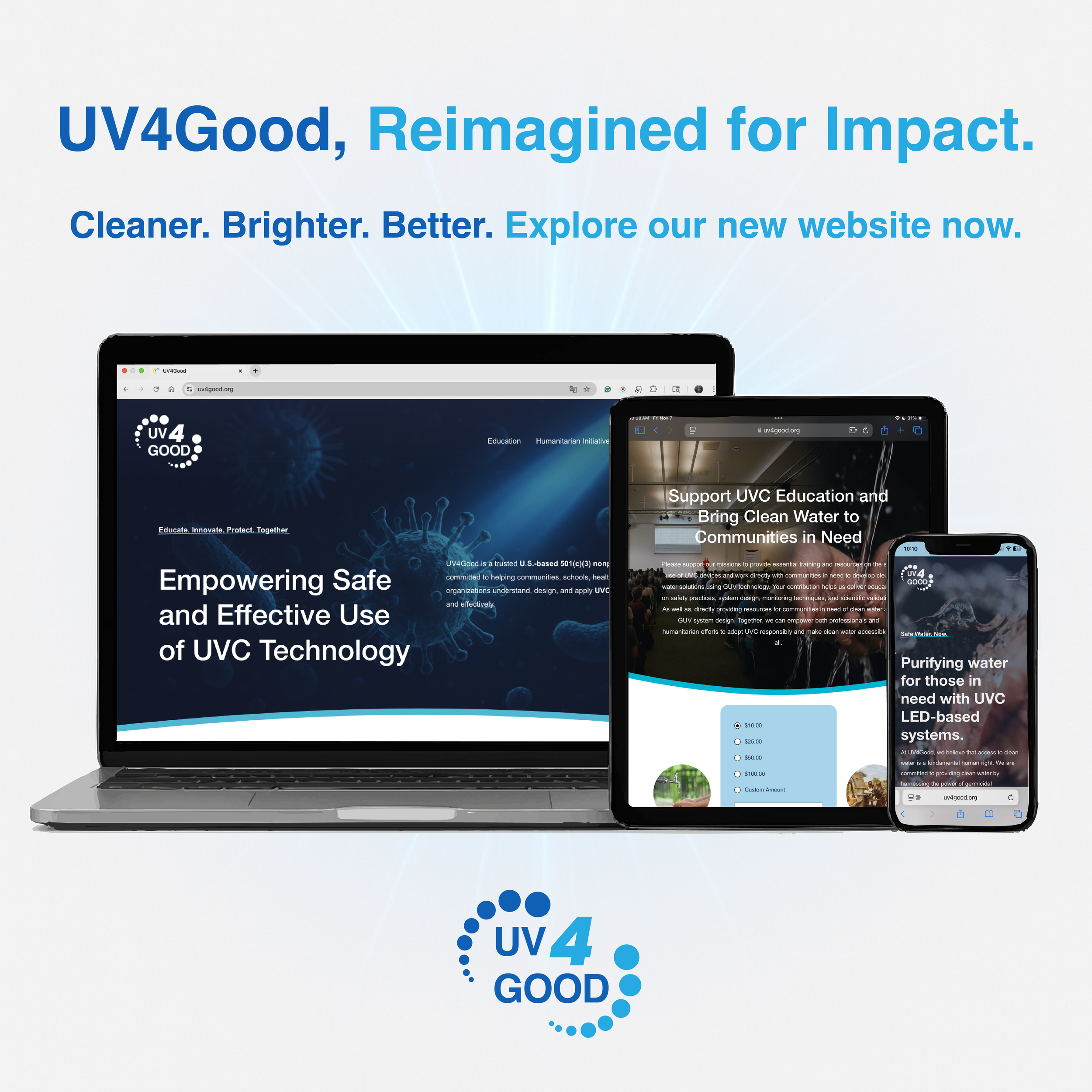 UV4GOOD Charts a New Chapter in Humanitarian Clean Water and UV Education Initiatives