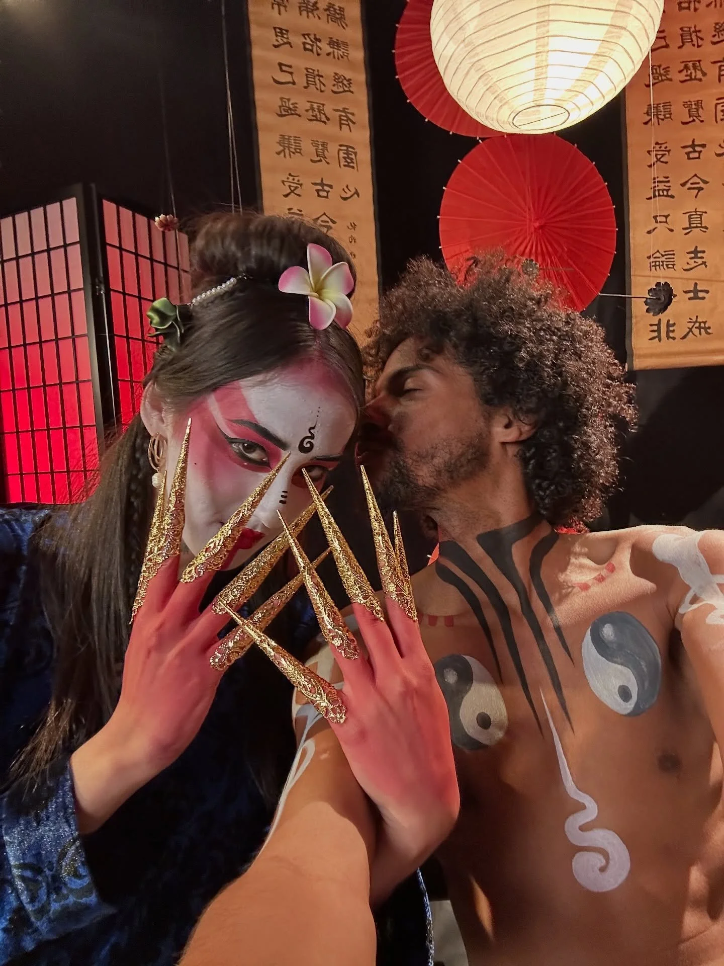 We love love love how our makeup came together, it&rsquo;s a process of patience and precision, channeled with faith and focus, an honor to reveal what is already within! 🎨🖌️ 

The creator is the details&hellip;

These really really really tied in 