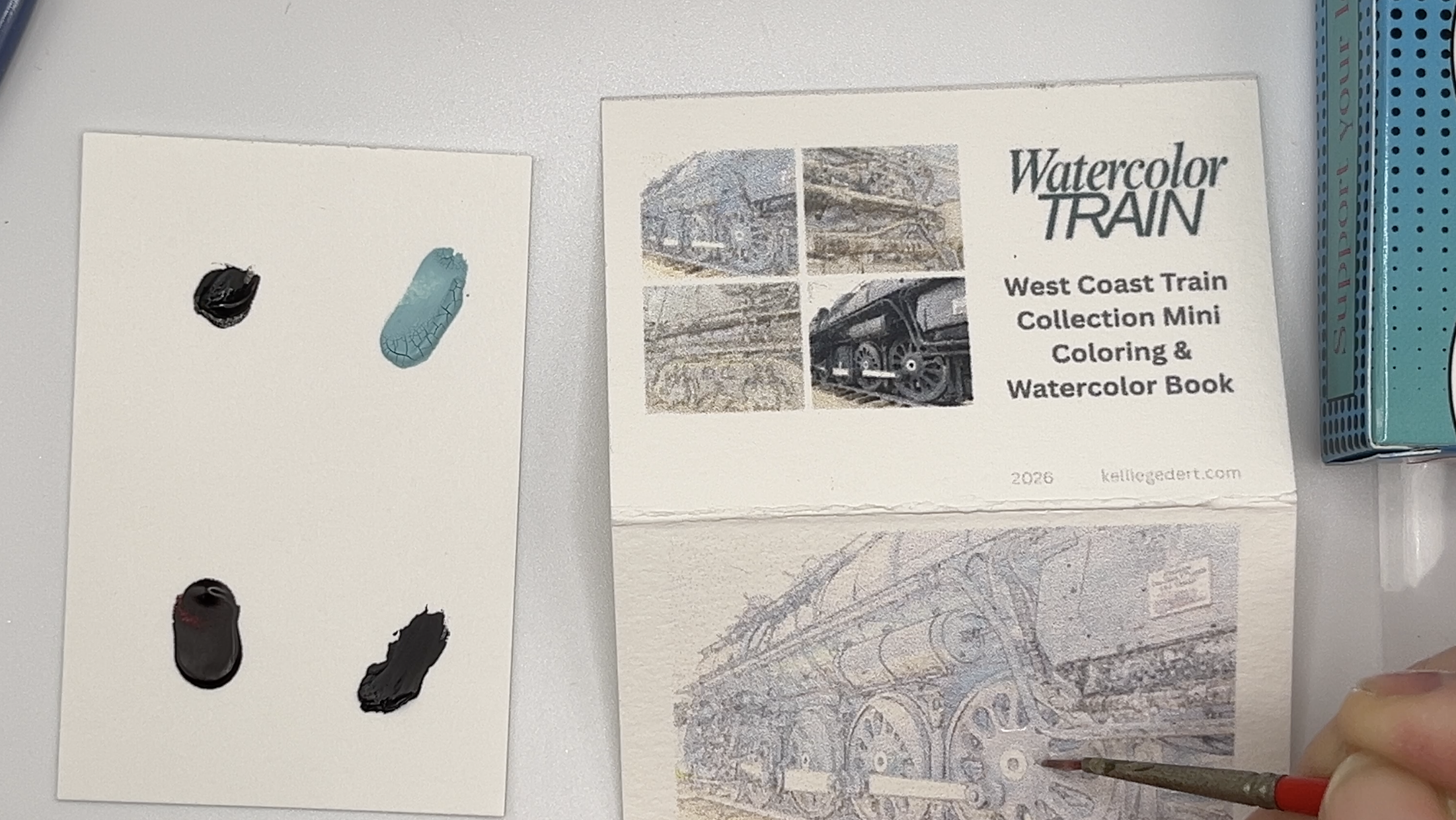 Mini Watercolors with the Art Drop!