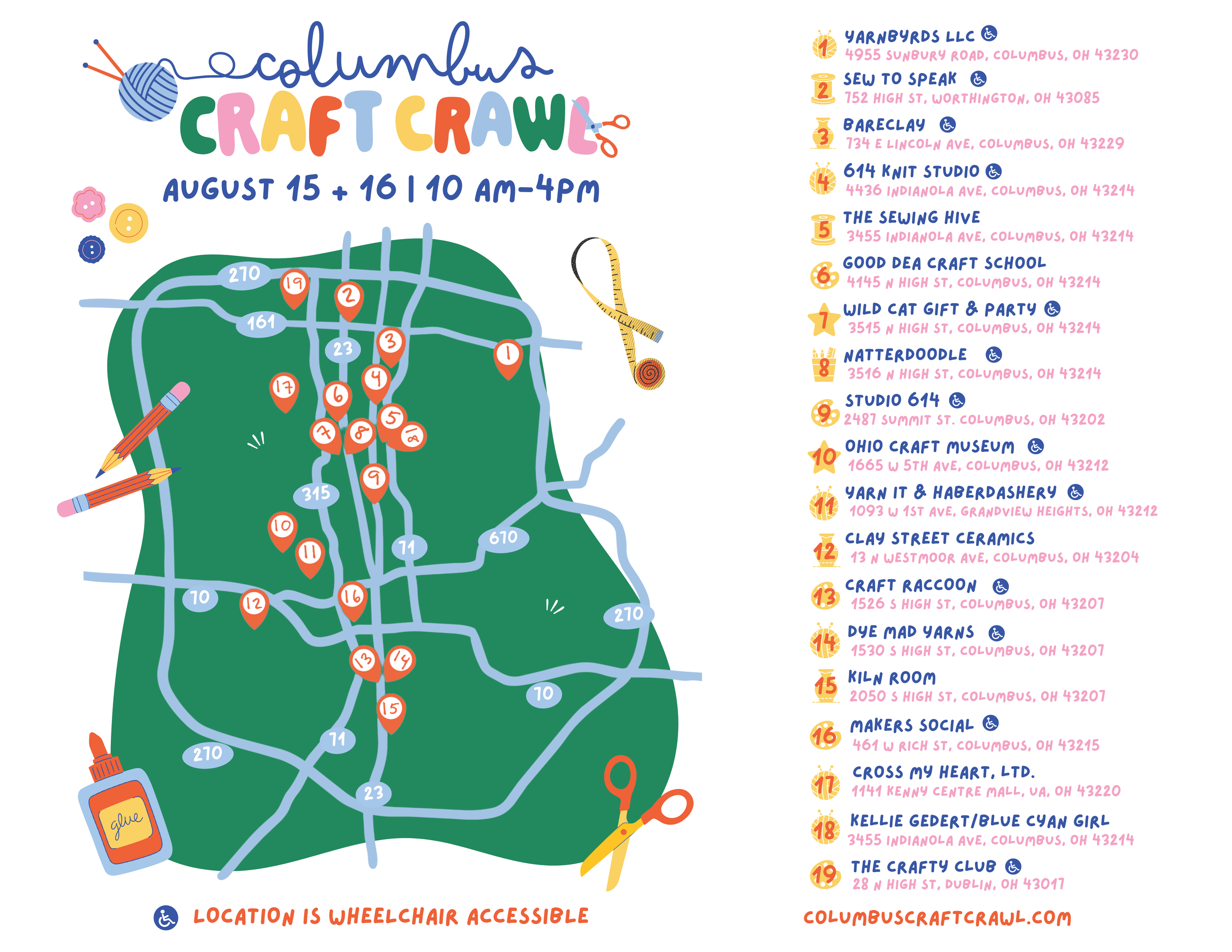 August busy weekend is coming!