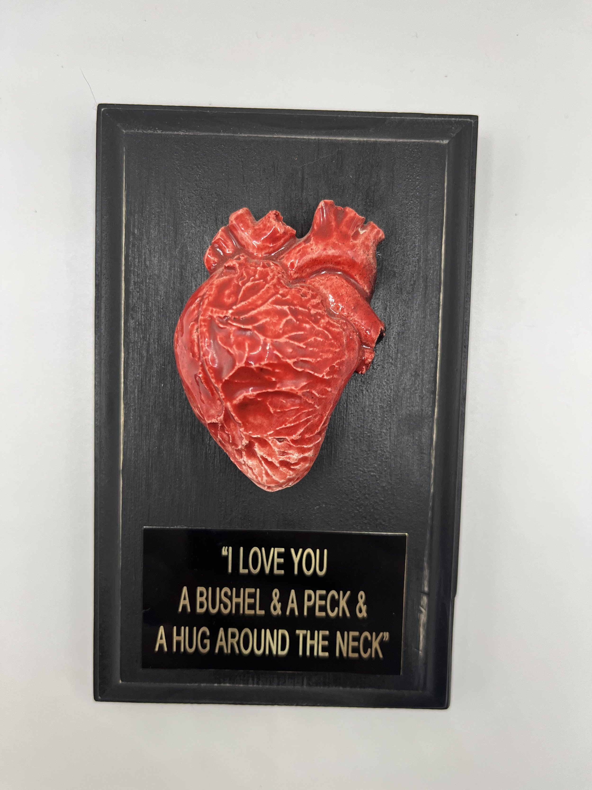 I Love You Valentine Gift Bushel and Peck Wall Art