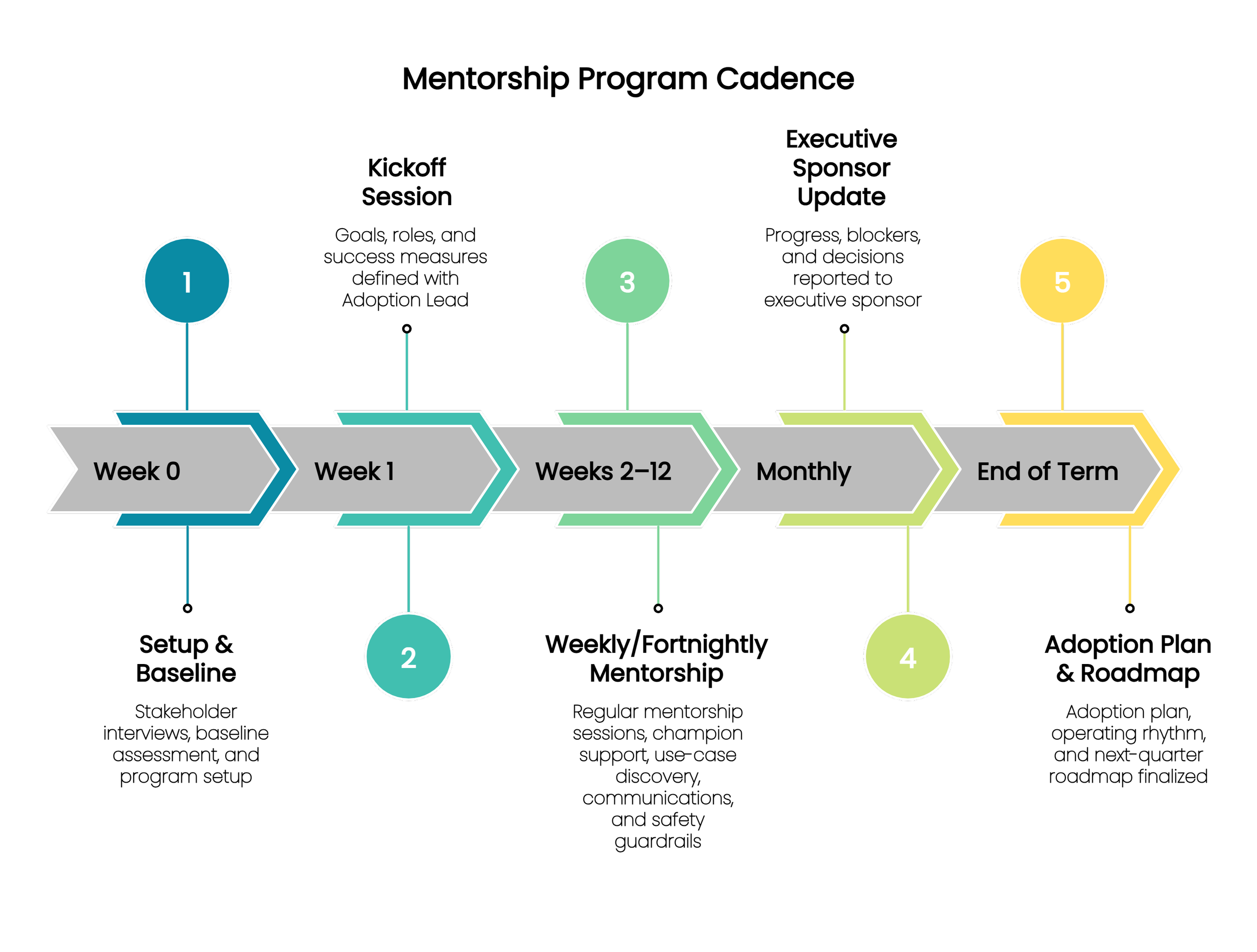 Mentorship Program Cadence