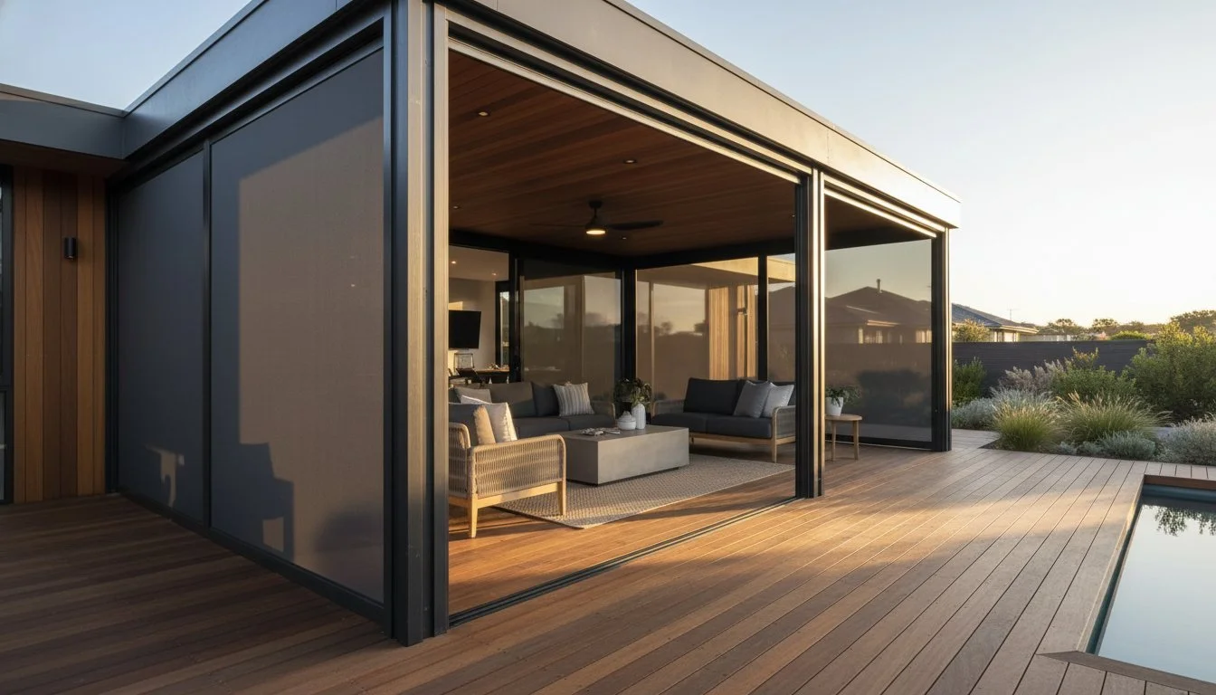 How Much Value Do Outdoor Blinds Add to a Home in Bayside?