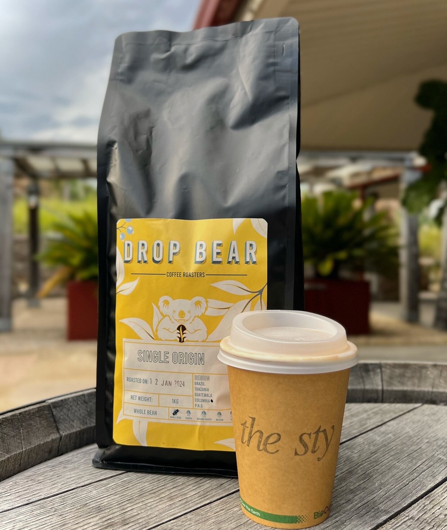 Single origin coffee ✨ 
Single origin is one of our post popular coffee selections. 
Our current single origin is Colombian dark roast with notes of caramel, toffee &amp; dark chocolate. 
Upgrade your coffee order to single origin on your next visit 