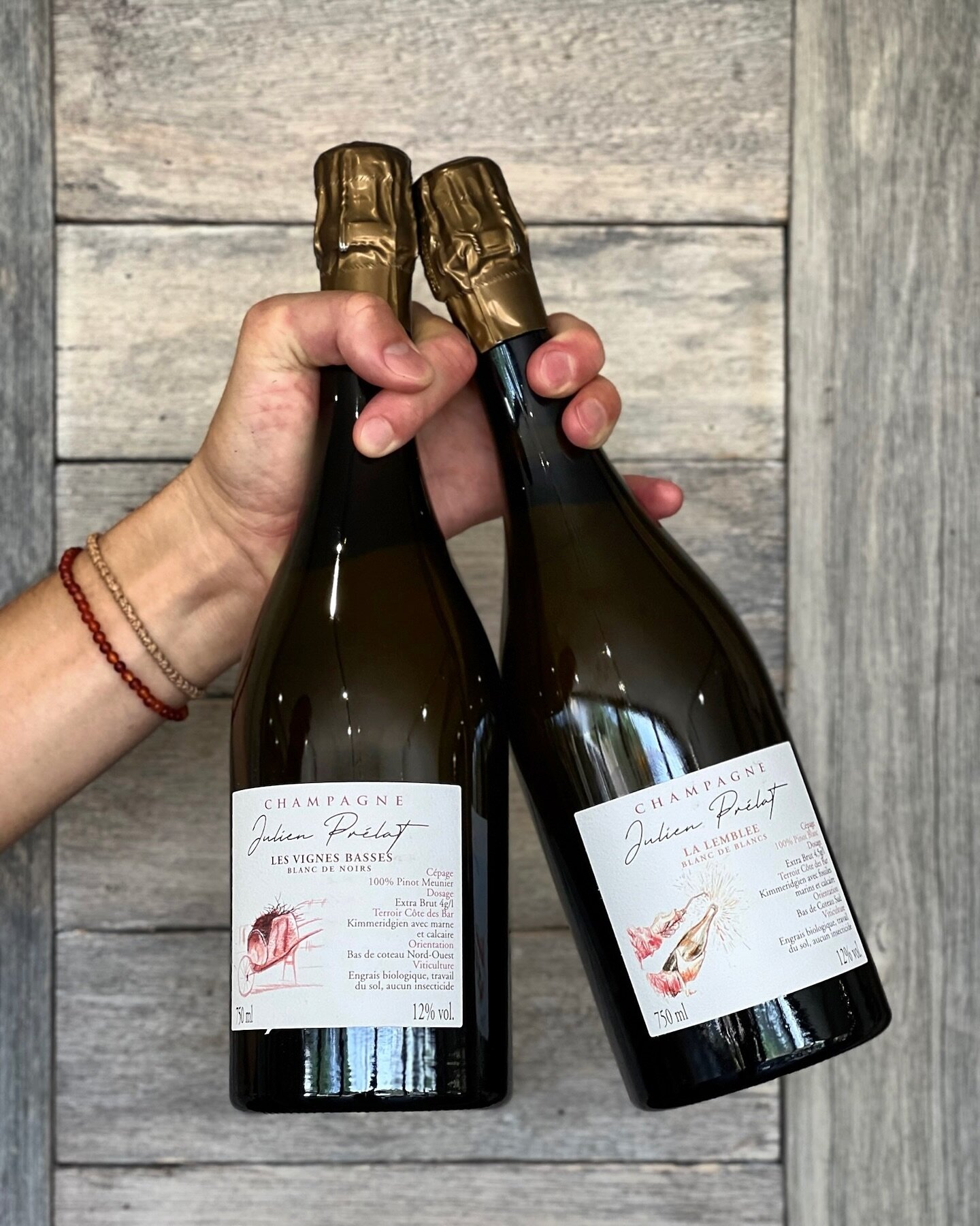 New to the sparkling section of our list. 
Julian Prelats champagnes are a thing of absolute beauty. They are unique in that he does not blend anything. Made from one harvest, one plot &amp; one grape variety. Sustainable practices present at each st