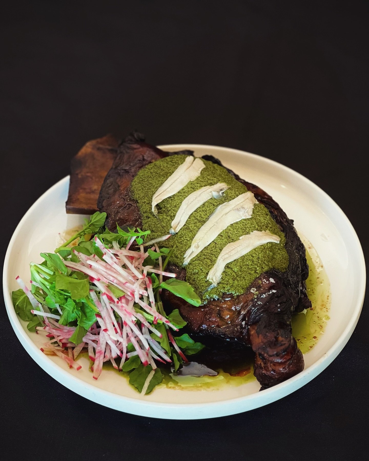 Smoked &amp; Braised Lamb Shoulder 
Salsa Verde / White Anchovies / Watercress / Radish / Jus
A large plate option on our current a la carte menu. 
Warm up with a lamb shoulder this weekend, to book a spot with us head to our website or contact us vi
