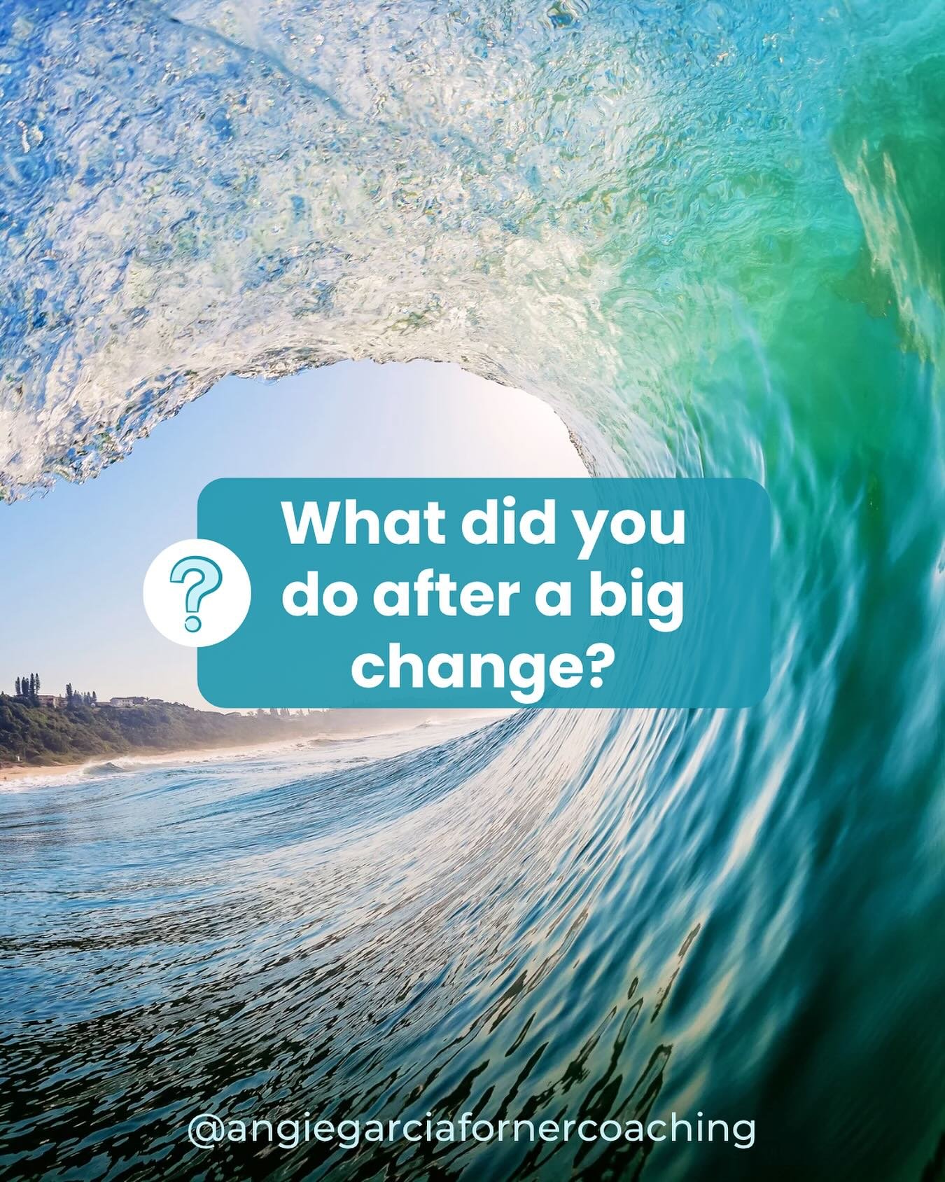 What did you do after a big change?

Sometimes we face a big change that unravels our life in different directions. For me exiting a corporate unexpectedly made me reconsider my career and sent me into my coaching journey. For other people it can be 
