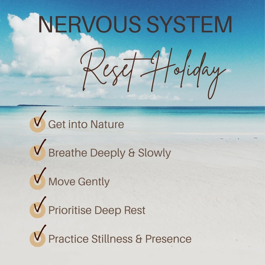 After some tough months where our nervous system has carried the weight of constant busyness, stress, and stimulation, it&rsquo;s finally time for that awaited holiday.

If you&rsquo;re looking for a true reset (and not just a short break), here&rsqu