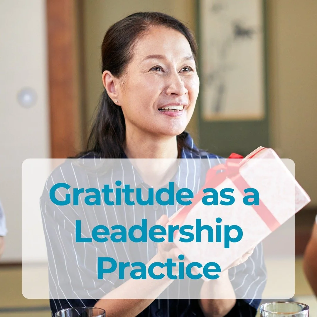 𝗚𝗿𝗮𝘁𝗶𝘁𝘂𝗱𝗲 𝗮𝘀 𝗮 𝗟𝗲𝗮𝗱𝗲𝗿𝘀𝗵𝗶𝗽 𝗣𝗿𝗮𝗰𝘁𝗶𝗰𝗲

We often think of gratitude as something personal: a thank-you note, a smile, a quiet moment of reflection.

But in leadership, gratitude can become something deeper. A daily practice 