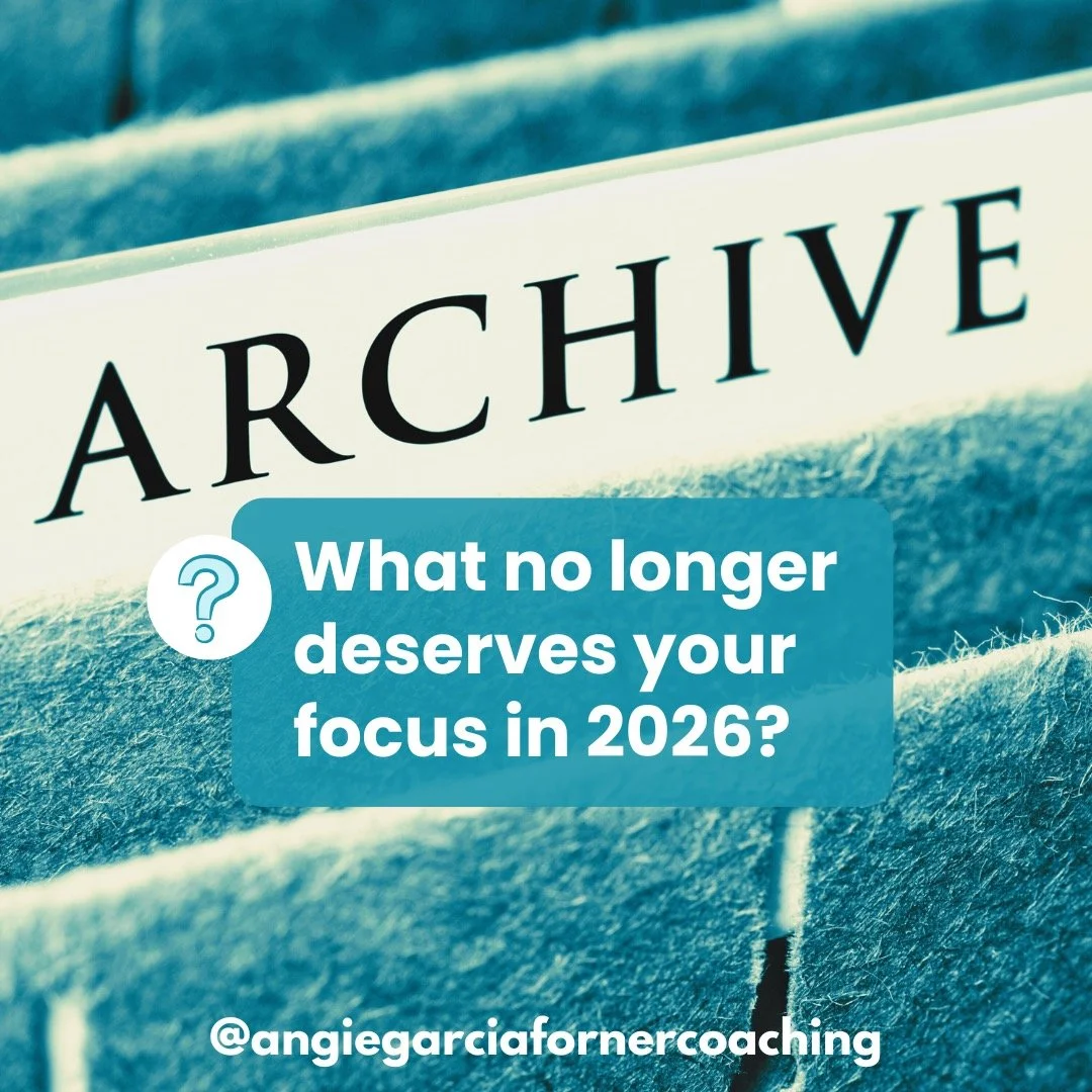 What no longer deserves your focus in 2026?

Last week, I invited you to reflect on your main area of focus for the year ahead. This week, I&rsquo;m turning towards the opposite question &mdash; what needs to be de-prioritised to make space for it?

