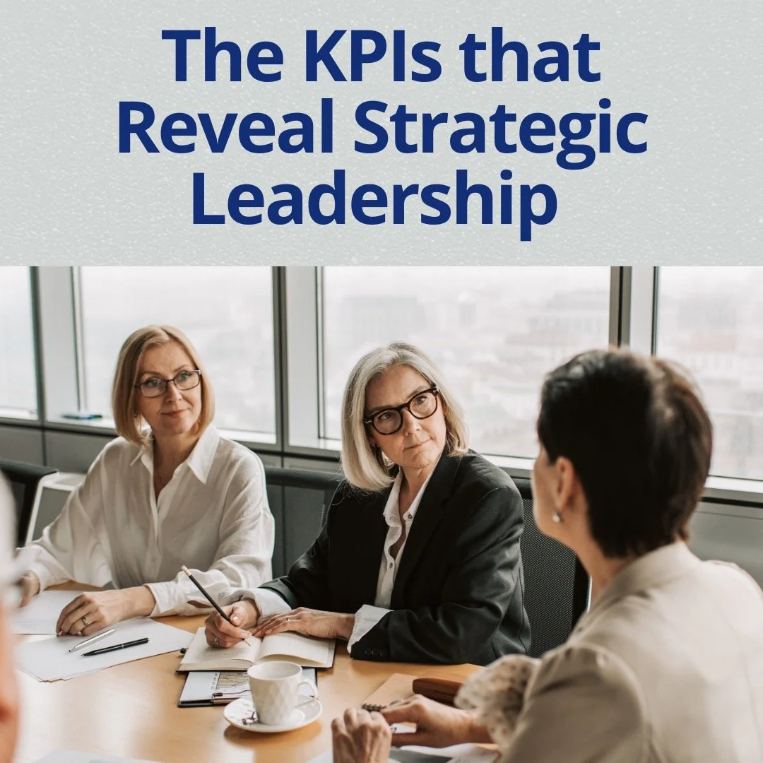 The KPIs that Reveal Strategic Leadership

At the start of the year, many leaders review their Key Performance Indicators (KPIs) &mdash; or however they&rsquo;re labelled: revenue, growth, delivery, performance. Those metrics matter, of course. They&