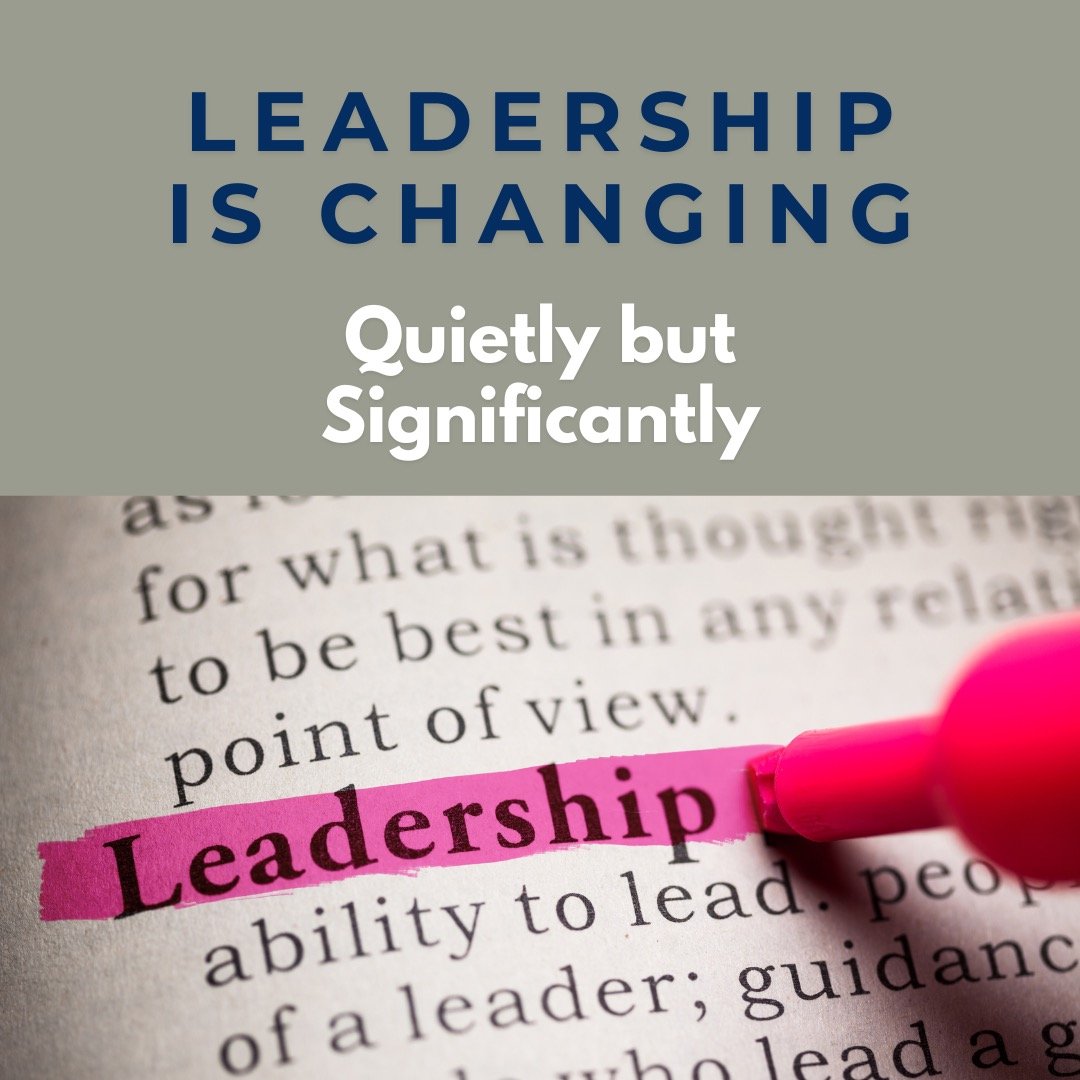 𝗟𝗲𝗮𝗱𝗲𝗿𝘀𝗵𝗶𝗽 𝗜𝘀 𝗖𝗵𝗮𝗻𝗴𝗶𝗻𝗴 &mdash; 𝗤𝘂𝗶𝗲𝘁𝗹𝘆 𝗯𝘂𝘁 𝗦𝗶𝗴𝗻𝗶𝗳𝗶𝗰𝗮𝗻𝘁𝗹𝘆

Every year brings new expectations of leaders: faster decisions, stronger results, more resilience.

And as the context around us continues to shift,