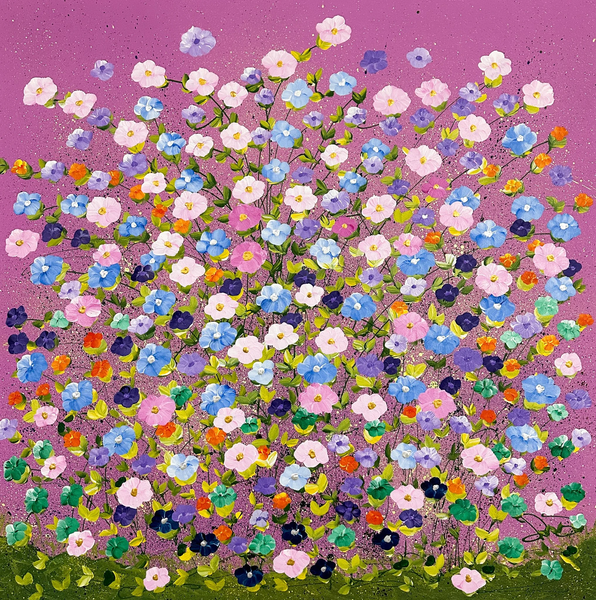 Abundant Happiness by Dorothea Sandra, in the Art of Feeling Good Curation by Galeria Zunino, Sevilla, Spain