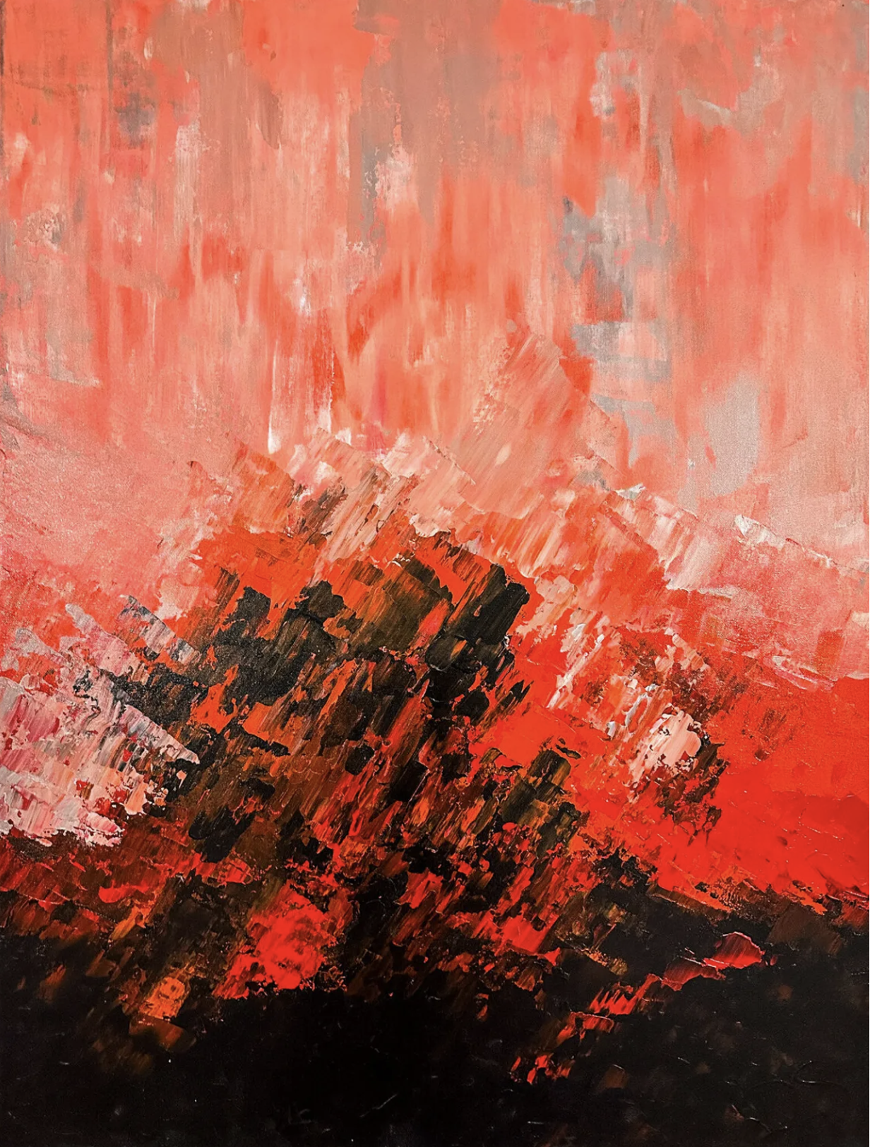Eruptions Of Anger by Dorothea Sandra in a Paris, France curation.