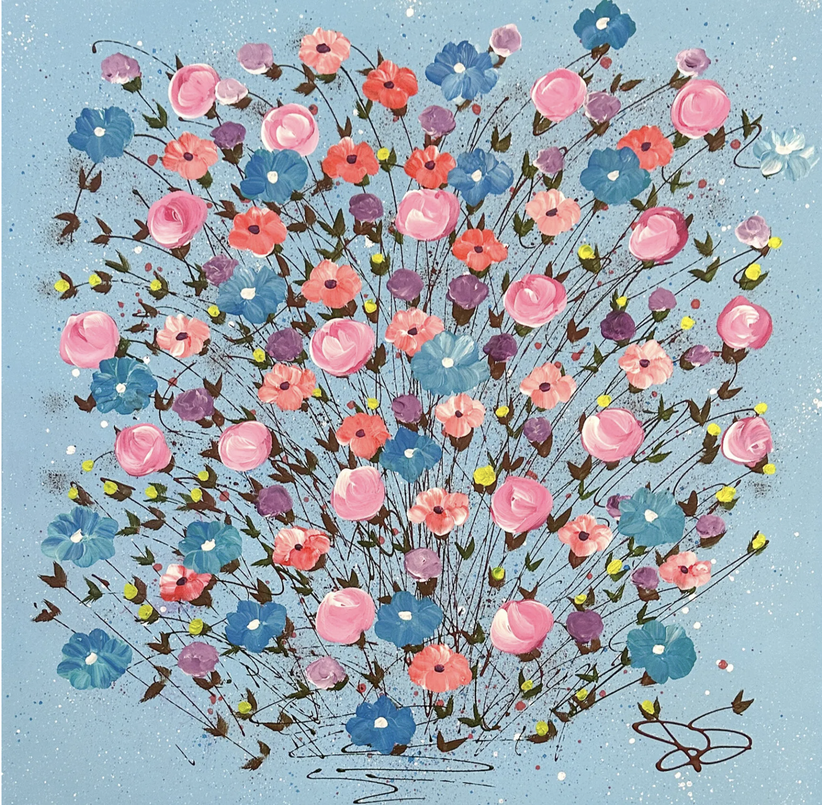 Happy Flowers Of Shanghai by Dorothea Sandra in a Paris, France curation.
