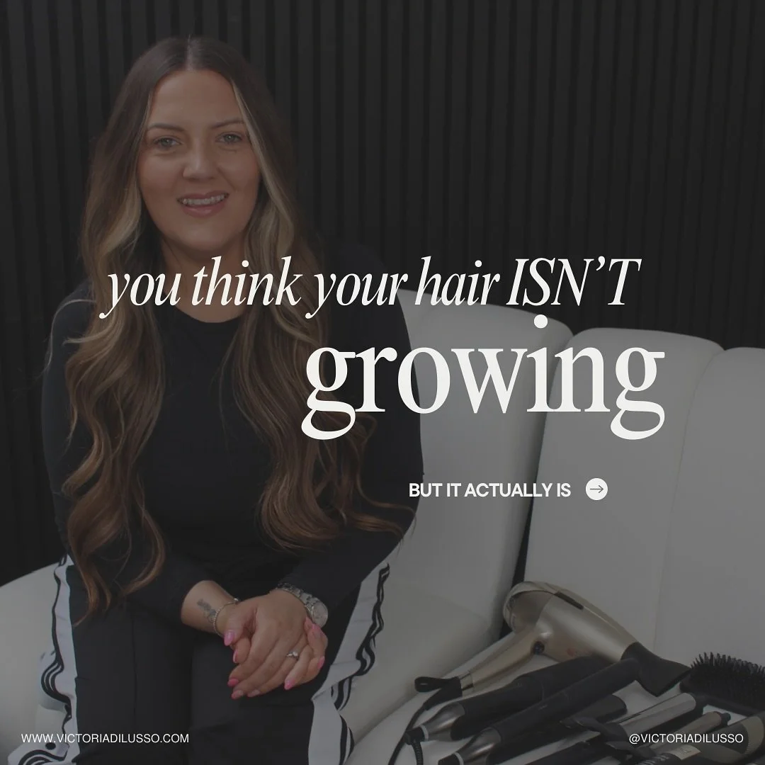 You think your hair isn&rsquo;t growing&hellip; but it actually is 👀✨

The truth? Your hair is breaking off faster than it&rsquo;s growing.
If you&rsquo;ve been trimming, masking, and spending &pound;&pound;&pound; yet it still looks the same length