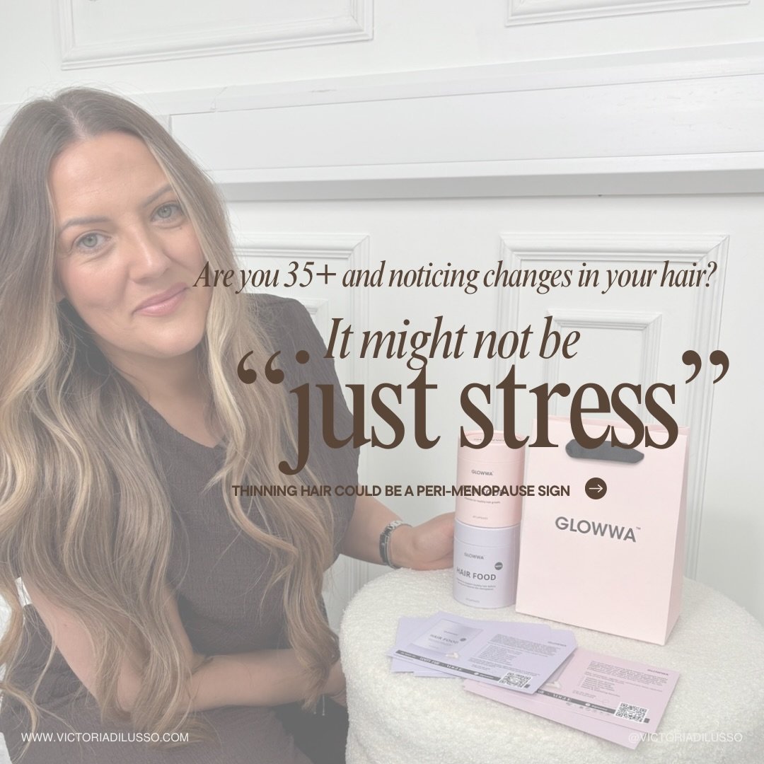 Are you 35+ and noticing your hair feels thinner, sheds more, or just isn&rsquo;t growing like it used to?m

You&rsquo;re not imagining it - and it&rsquo;s not &ldquo;just stress&rdquo;.

During peri-menopause, hormonal shifts (especially falling oes