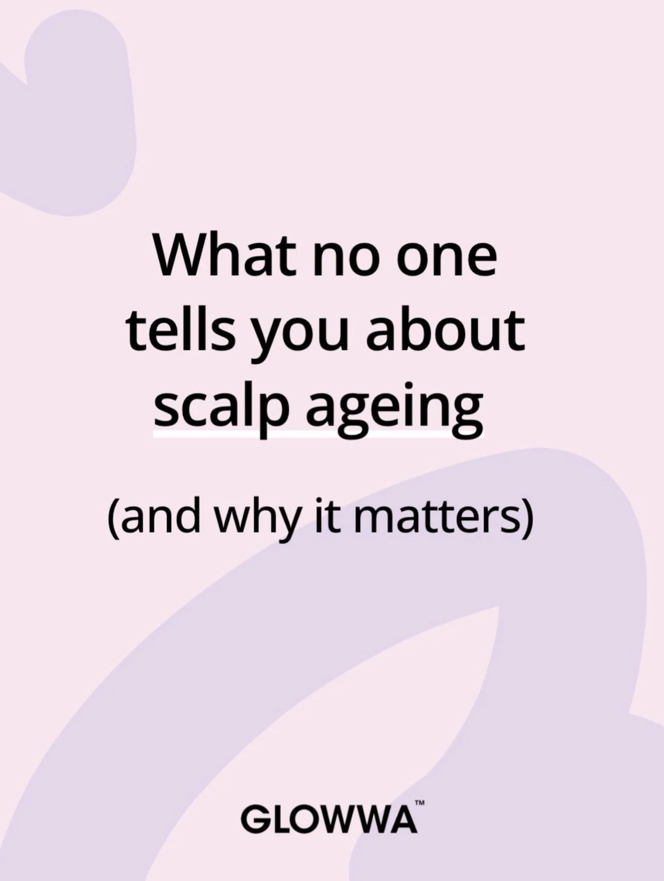 Healthy hair starts inside. 🩷💜

Ever feel like your hair just isn&rsquo;t the same anymore?
That&rsquo;s often down to changes in the scalp - something we don&rsquo;t really talk about.

Comment GLOWWA and I&rsquo;ll DM you the breakdown ✨