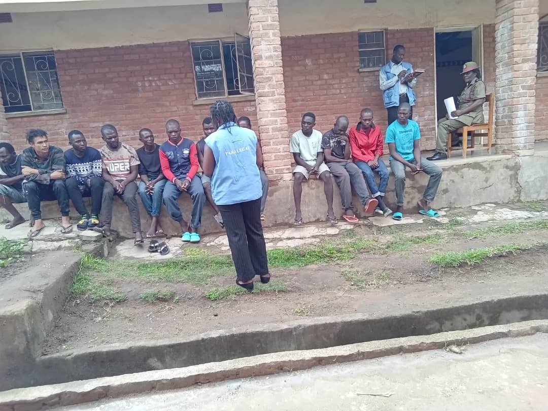 Preparing remand prisoners before the Camp Court 2023 (Copy)