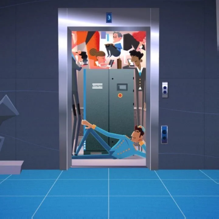 🛗 Experience the thrill of an elevator pitch with this animation video for Atlas Copco. Come along for the ride and see where it takes you!
Check out the full video on my website (link in bio) Fun collab with Manitoba and @doodle_mitzy 
▪️
▪️
▪️
▪️
