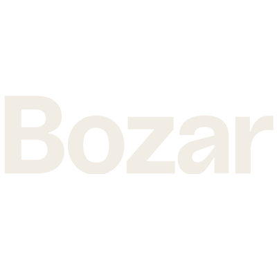 The image contains the word 'Bozar' in large, light-colored letters.