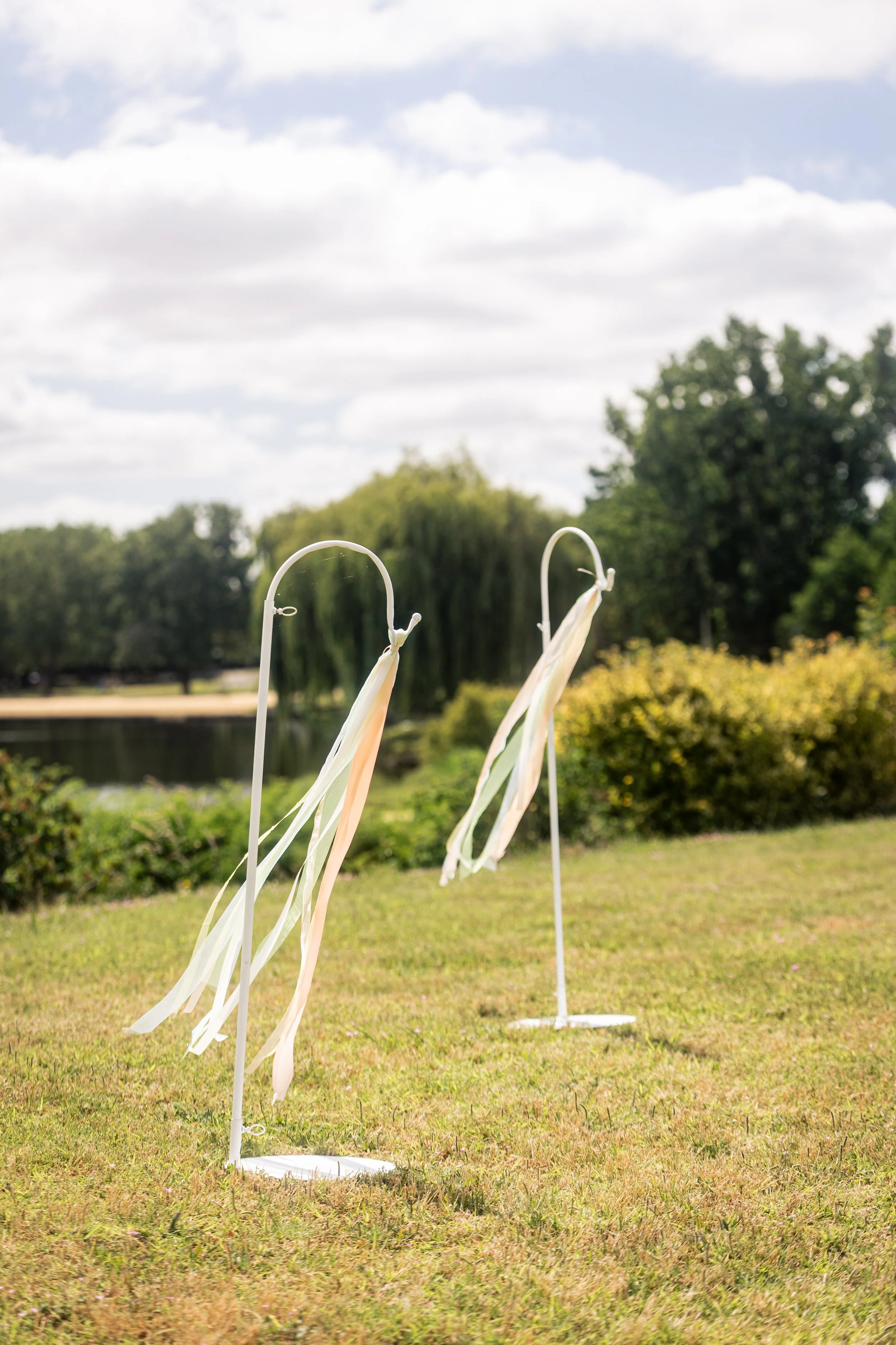 Détails de décoration de mariage à La Terrasse des Oliviers