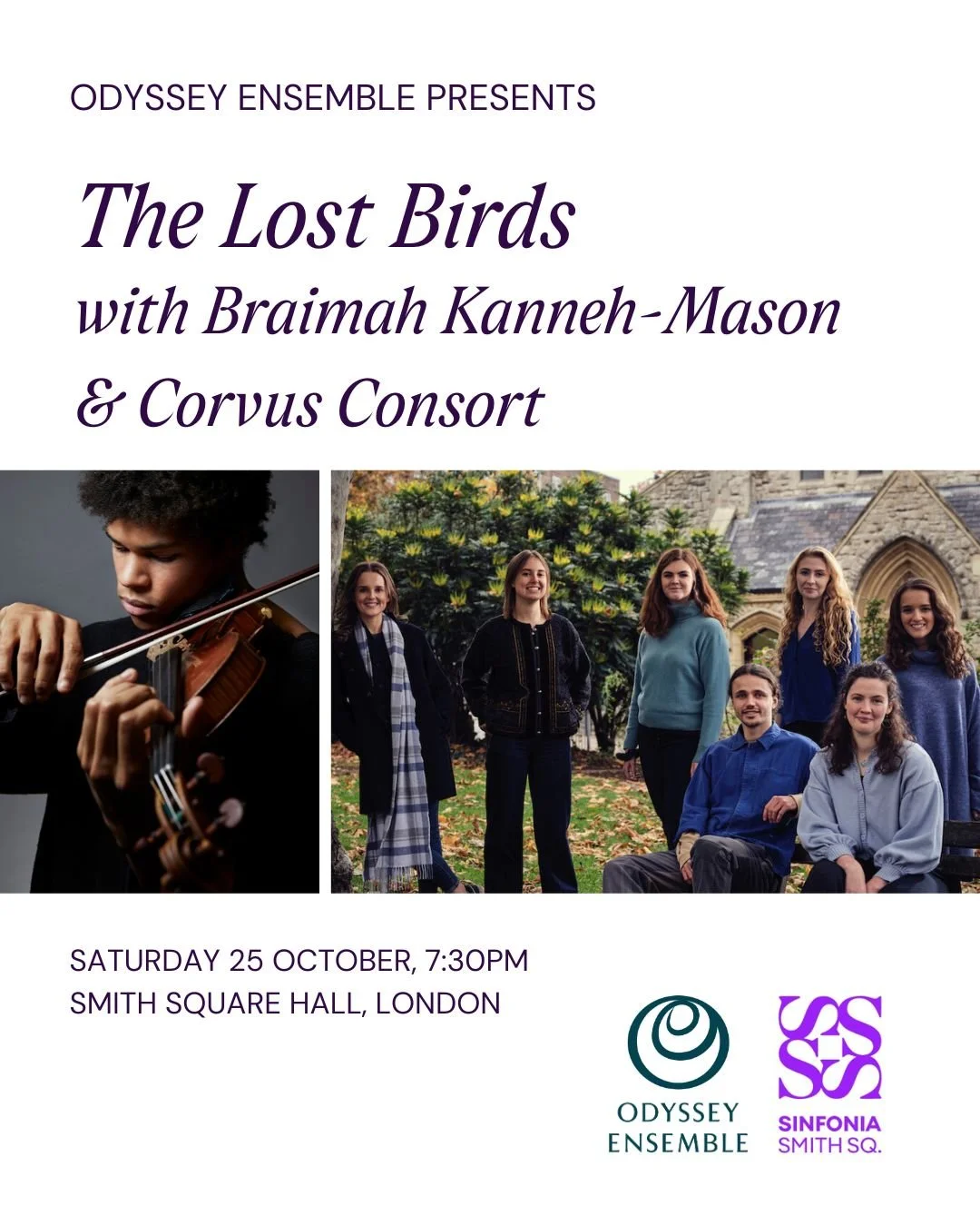 The Lost Birds with Braimah Kanneh-Mason & Corvus Consort