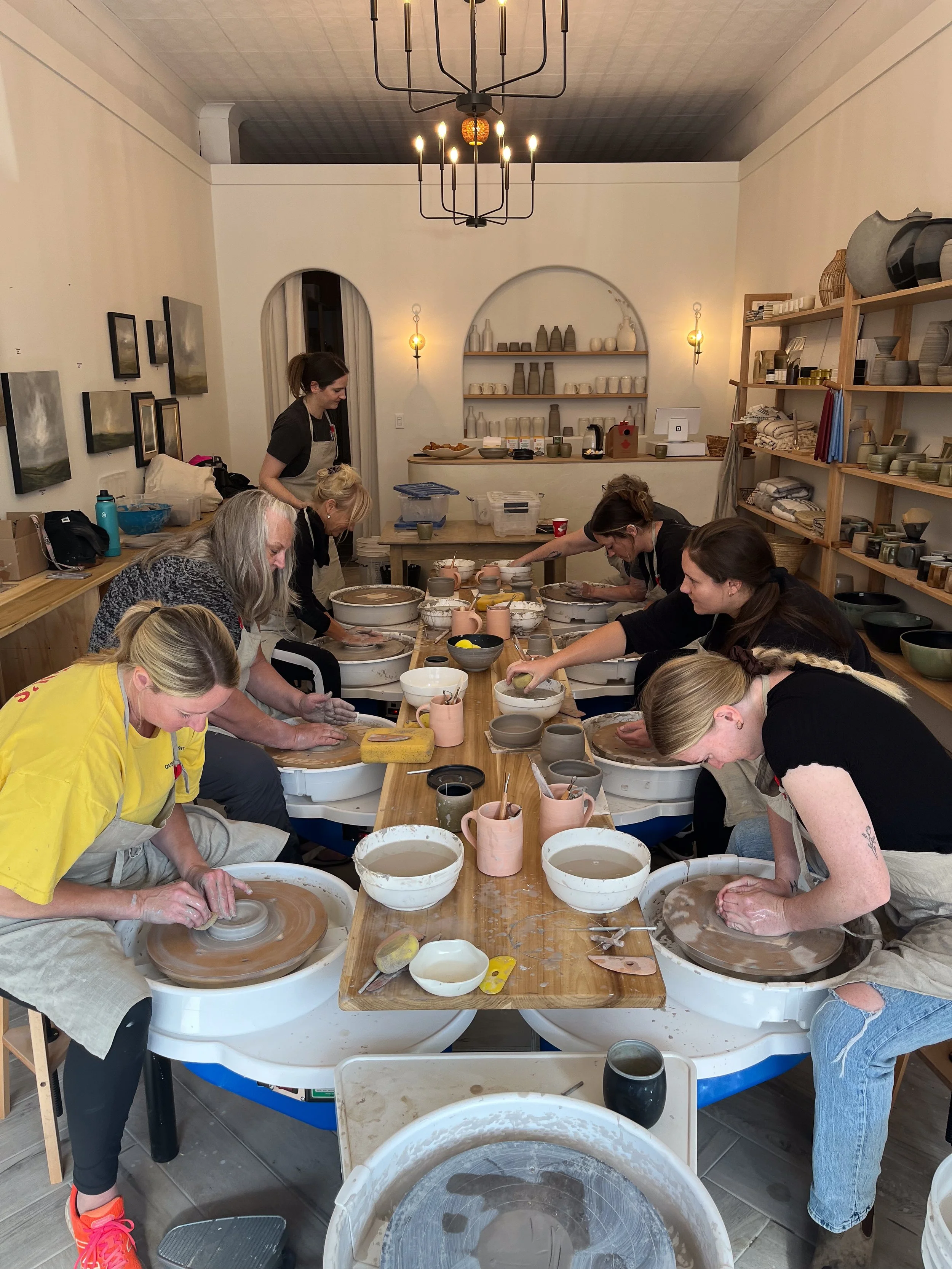 Intro to Throwing on the Wheel - March 1st @ The Gather Studio / 1pm - 3:30pm