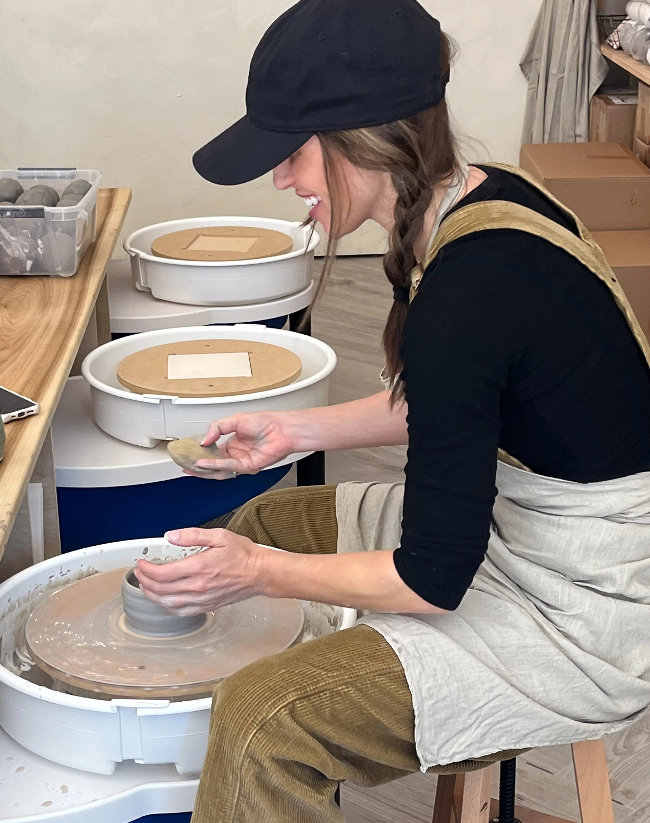 Intro to Throwing on the Wheel - January 25th @ The Gather Studio / 1pm - 3:30pm