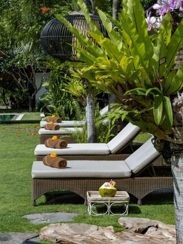 Sun Loungers, garden