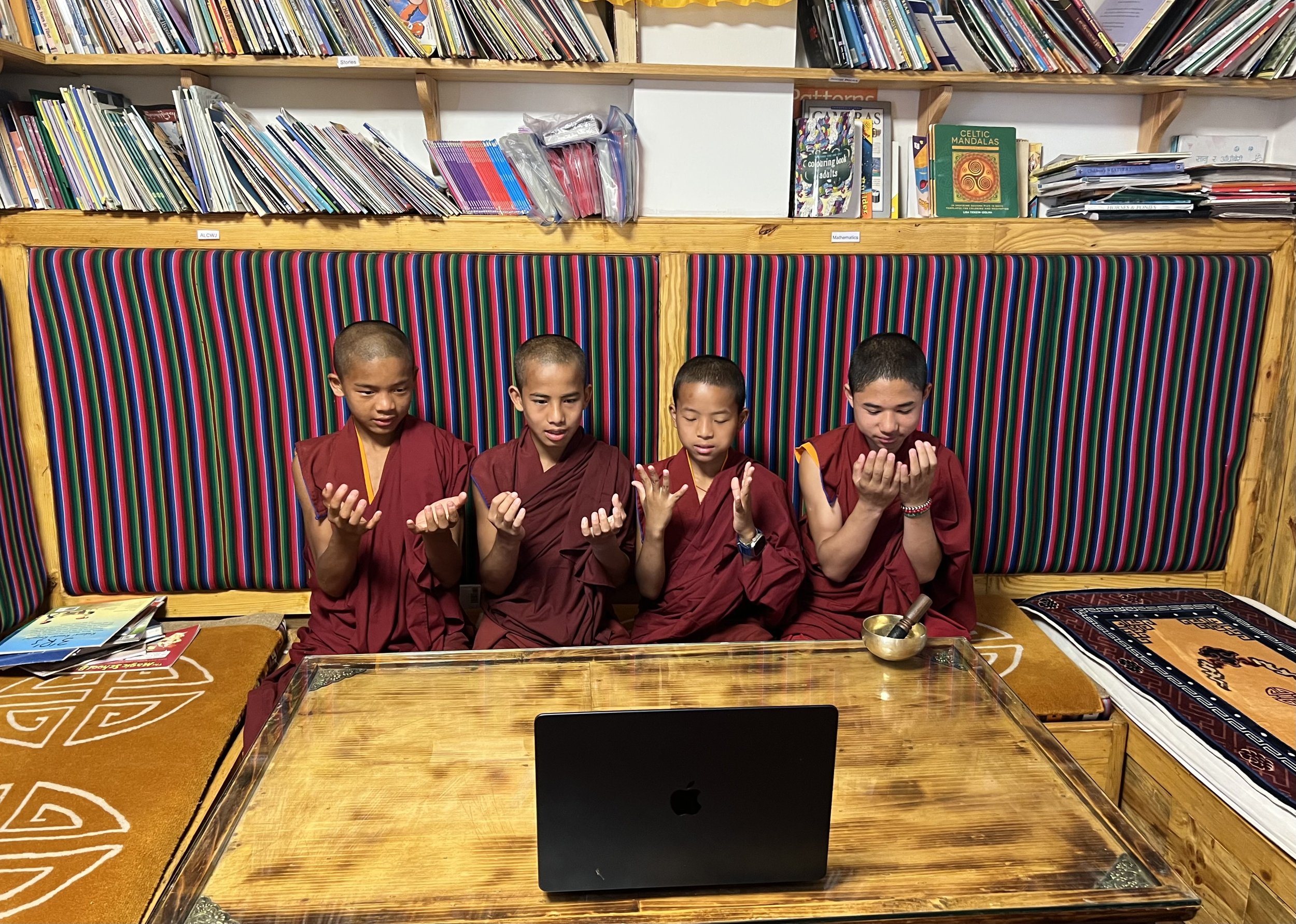 A Heartful Exchange in the Himalayas: Tergar School Students Lead Meditation Workshop in Dolpo