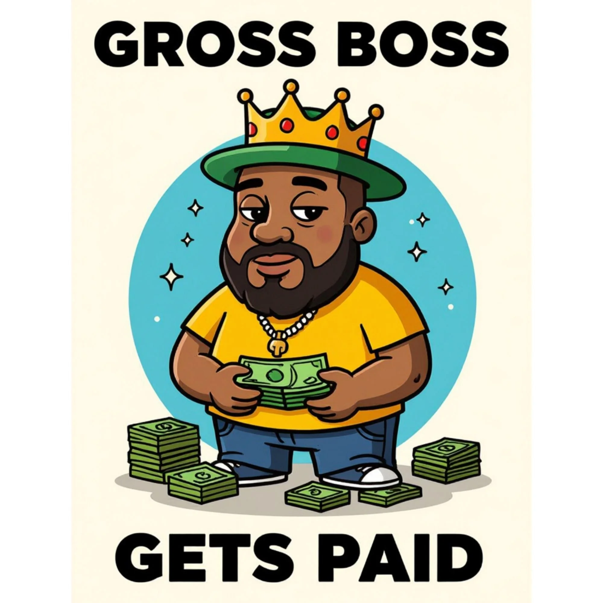 Gross Boss Gets Paid