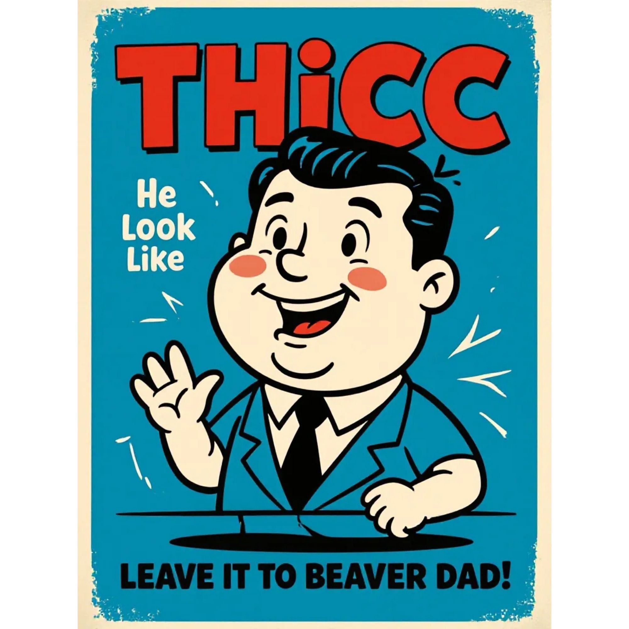 THICC - He Look Like Leave it to Beaver Dad!