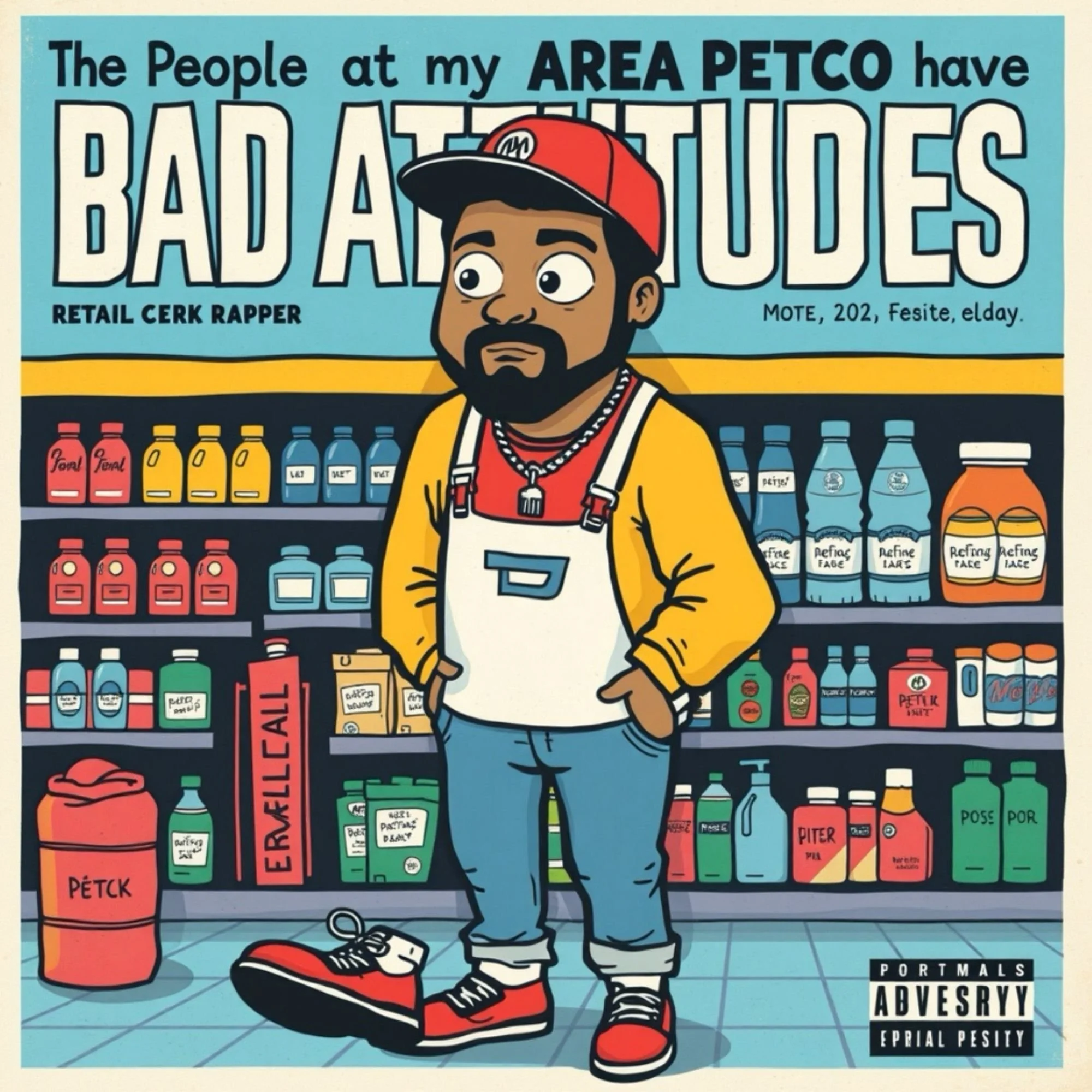 Retail Clerk Rapper at Petco Have Bad Attitude