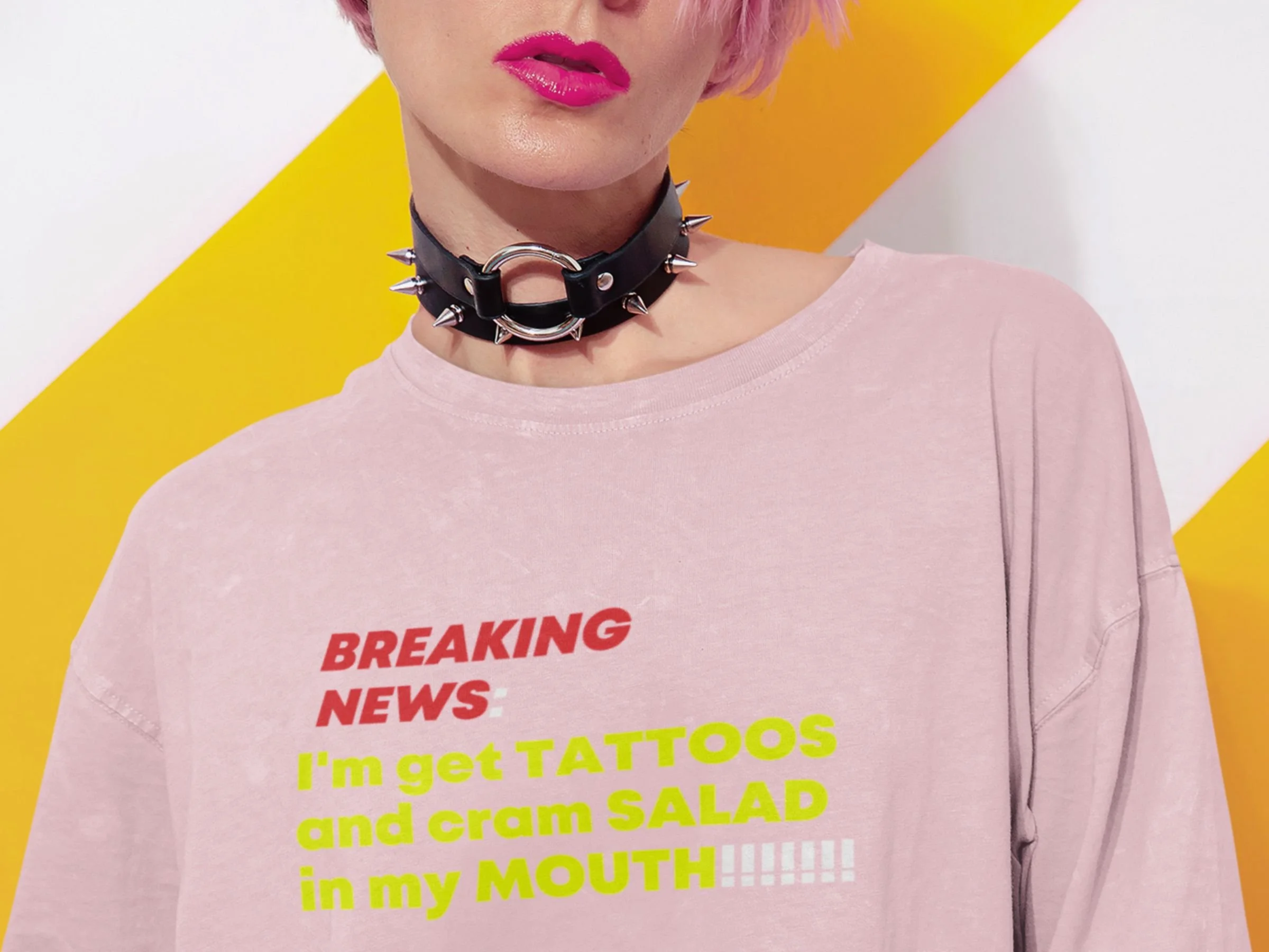 BREAKING NEWS: I'M GET TATTOOS AND CRAM SALAD IN MY MOUTH!!!!!!!