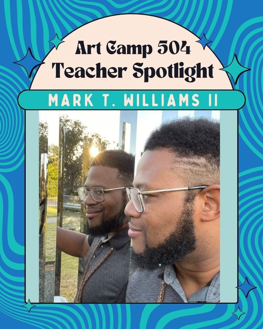 TEACHER SPOTLIGHT 🌟 Mark Williams 🌟 Visual Art⁠
⁠
MARK T. WILLIAMS (he/him) is an educator and entrepreneur, currently serving as a Career and Technical educator at Young Audiences Charter High School. He works as a graphic design trainer and indus