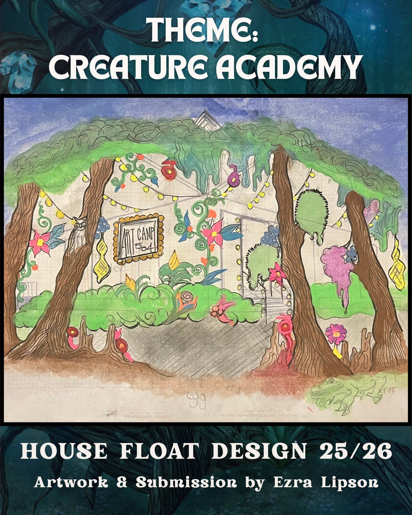 THEME ANNOUNCEMENT 25/26: Creature Academy ๐ณ ๐ชทโ โ In another dimension, there's a place where creatures are trained to use their special gifts. Here at Creature Academy all forms of biotic and abiotic life are welcome! โจ๏ธโ
โ
The adventures of the St