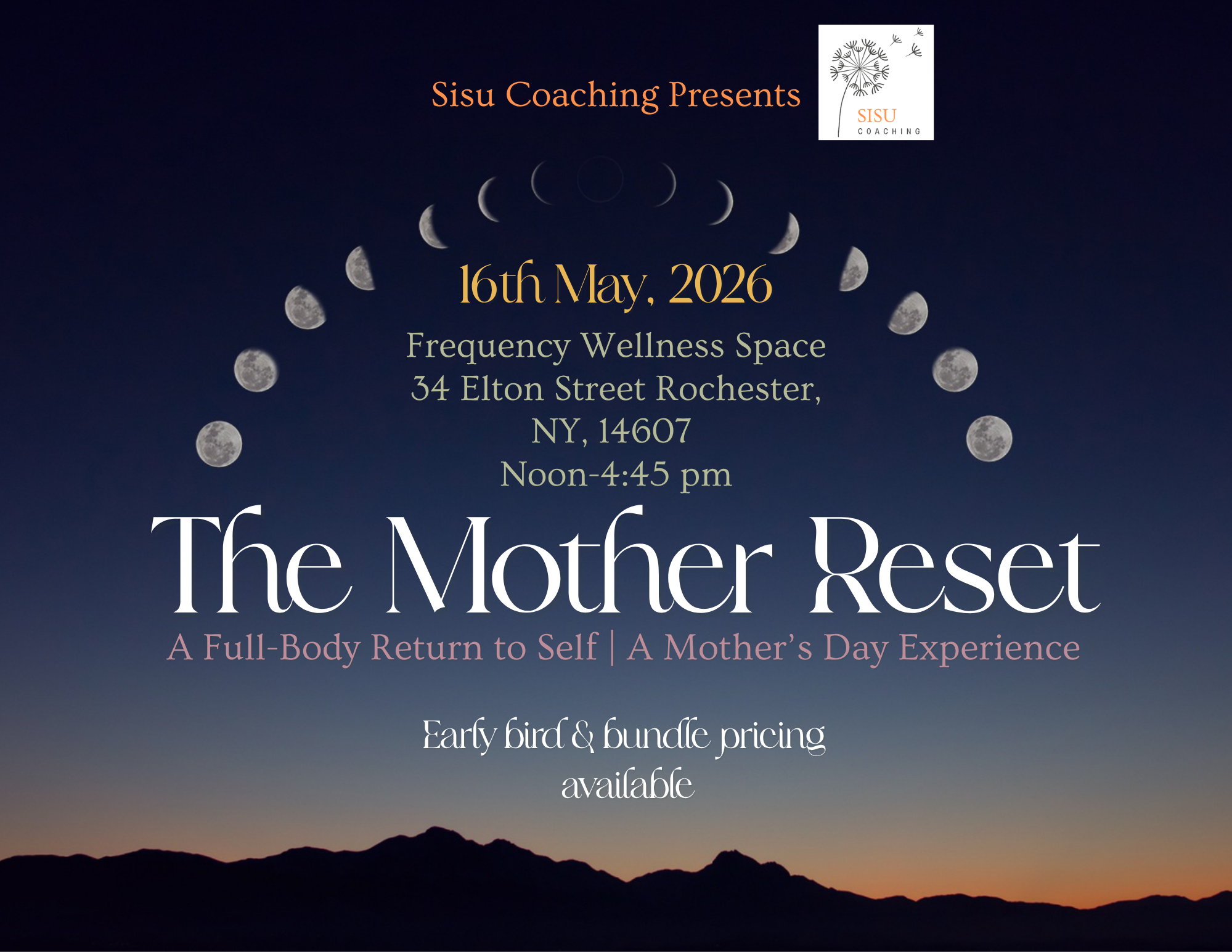 The Mother Reset- Early Bird Single Ticket