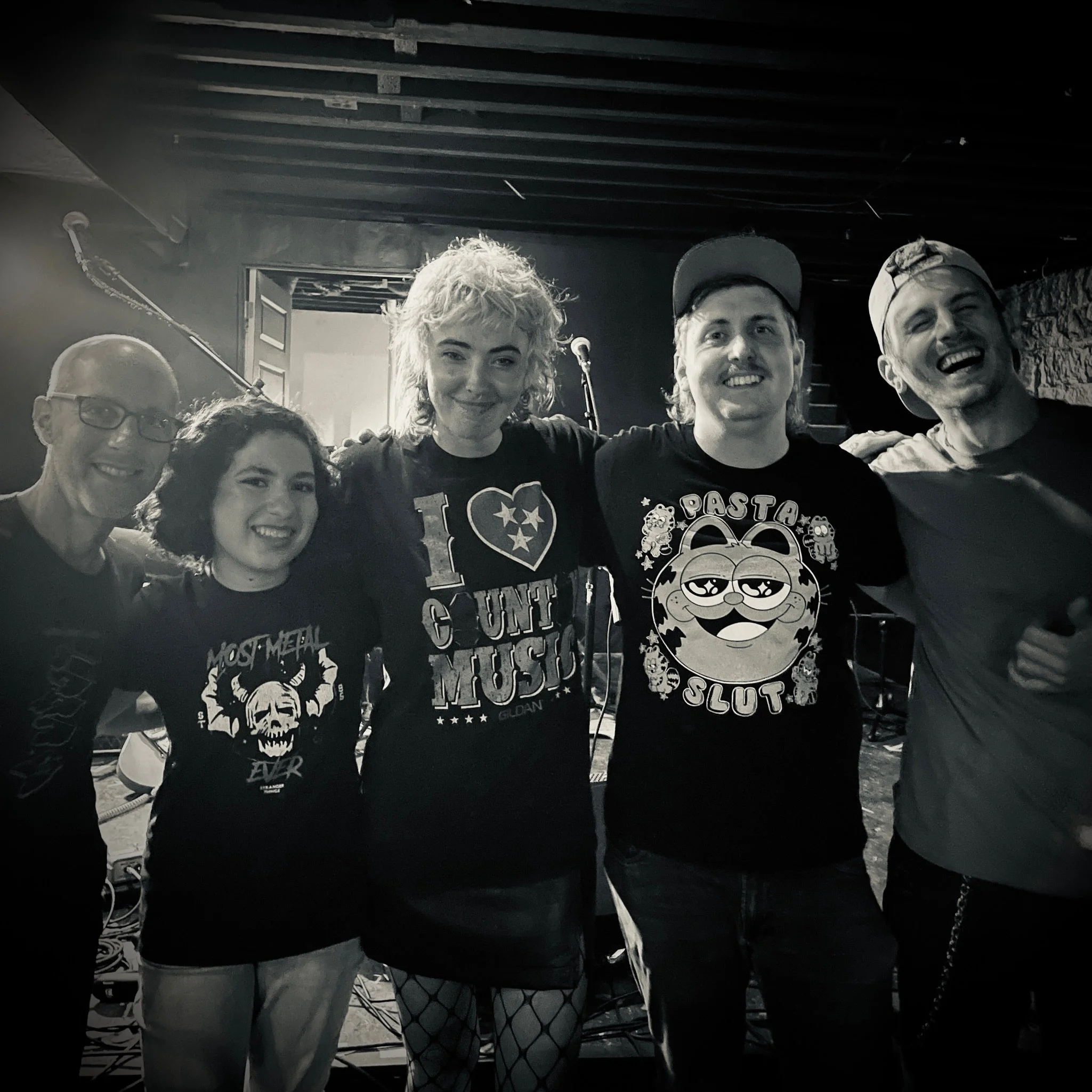 With Sweetmelk @ the Fox Den Motel, Dubuque, Iowa 2023.