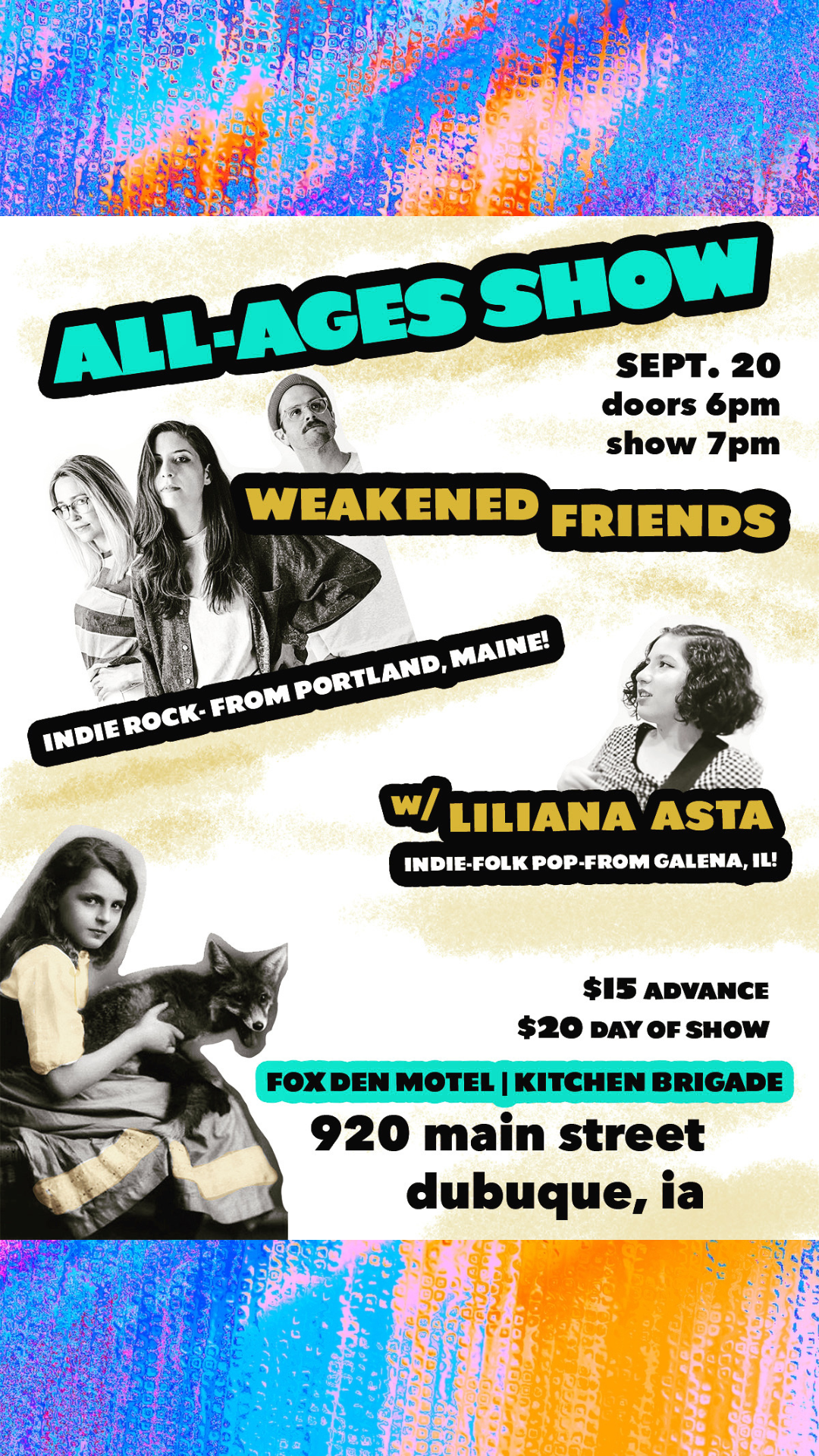 Weakened Friends @ the Fox Den Motel