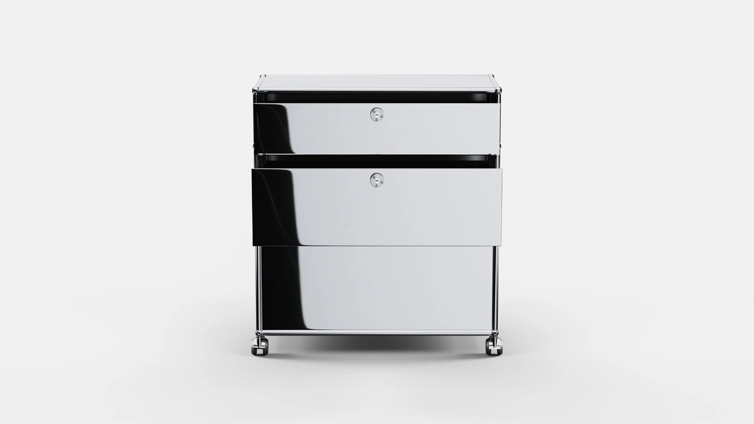 Rollschrank Chrom B75(x1) H35,25,17,5(x3) Frontal Offen.jpg